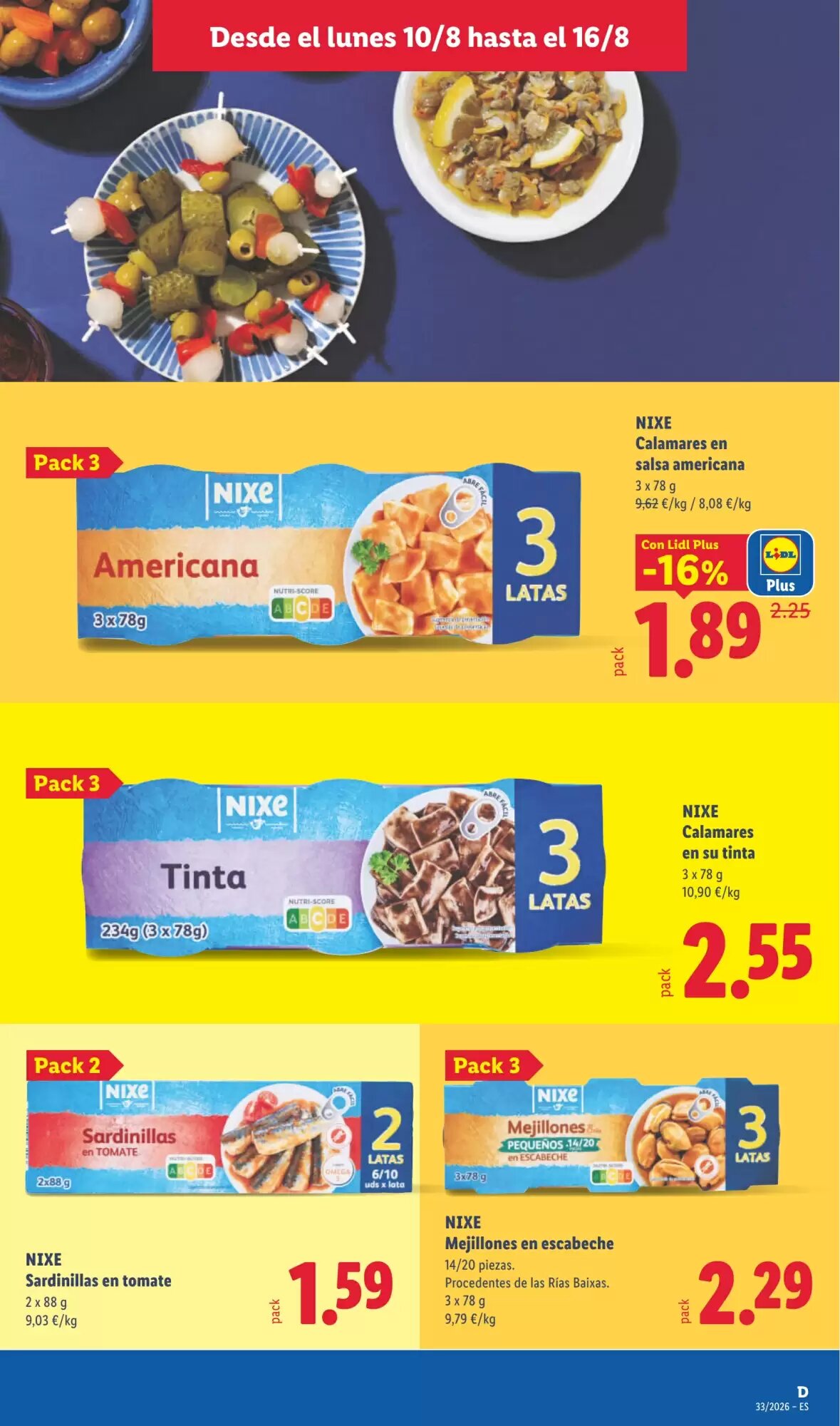 Folleto promocional de Lidl válido desde el 10/08/2026 - Página 15.