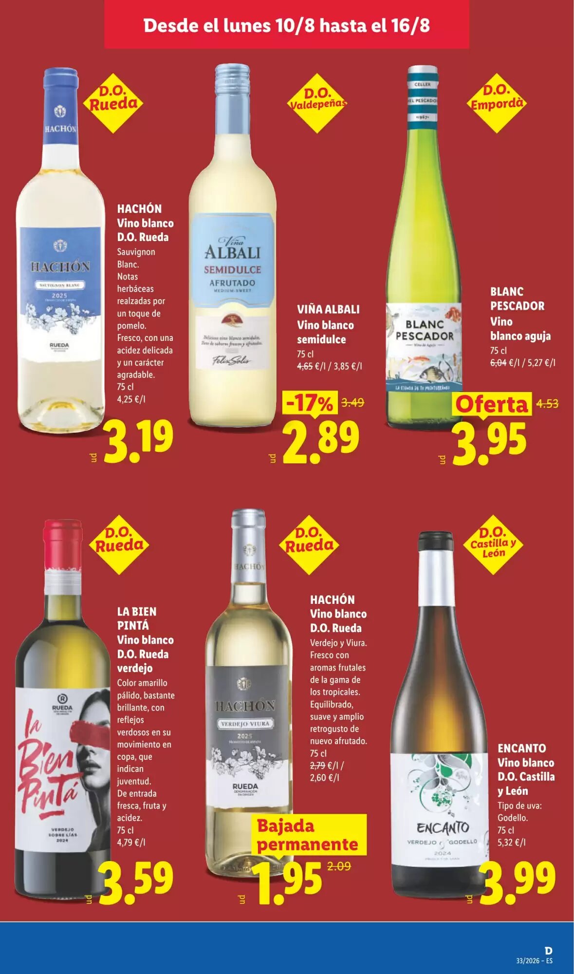 Folleto promocional de Lidl válido desde el 10/08/2026 - Página 17.