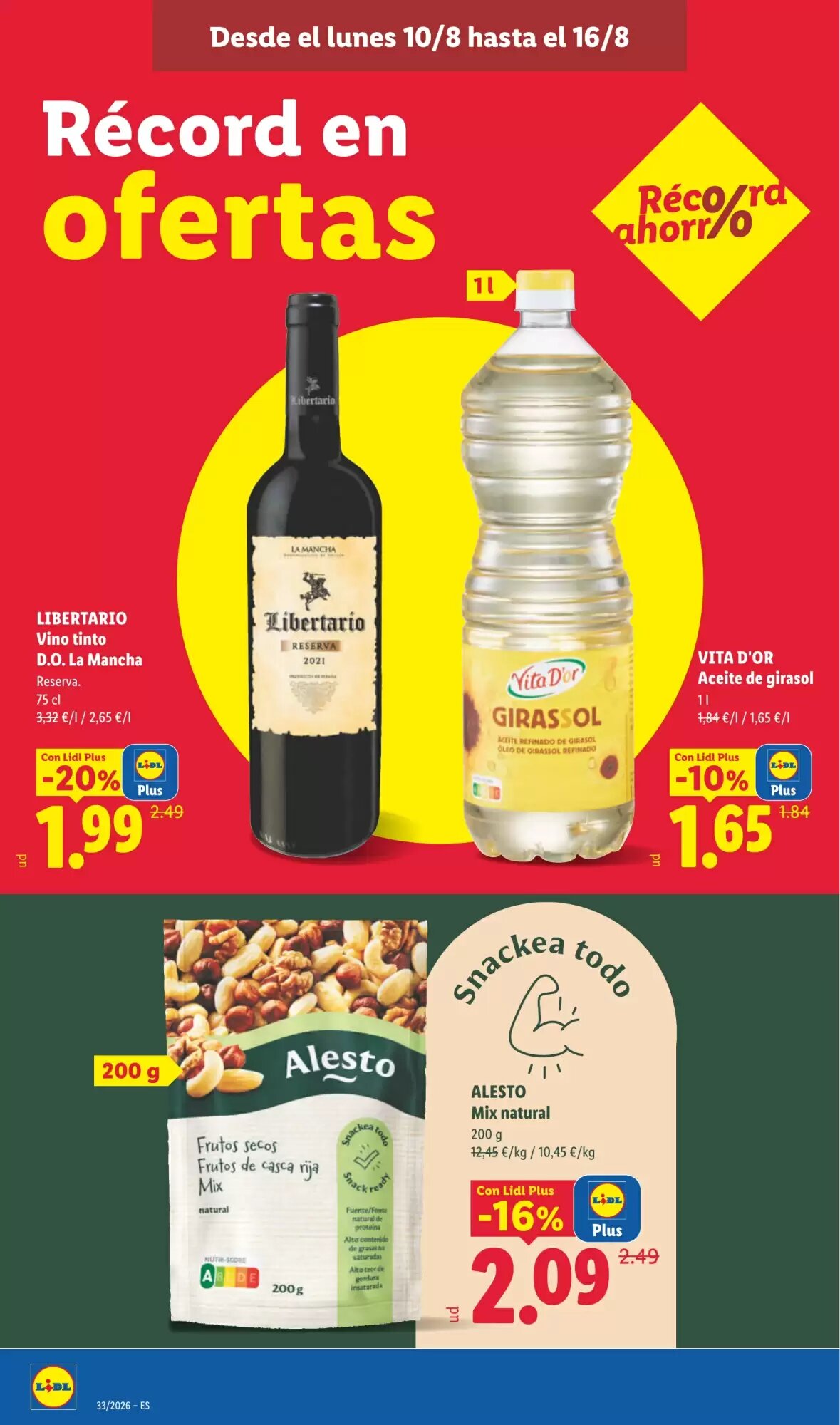 Folleto promocional de Lidl válido desde el 10/08/2026 - Página 22.