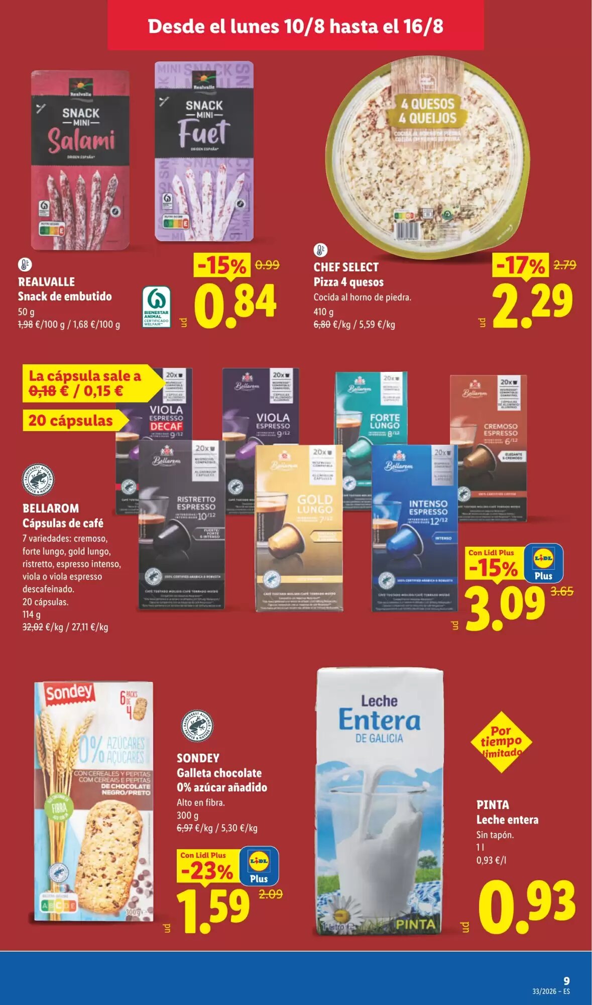 Folleto promocional de Lidl válido desde el 10/08/2026 - Página 23.
