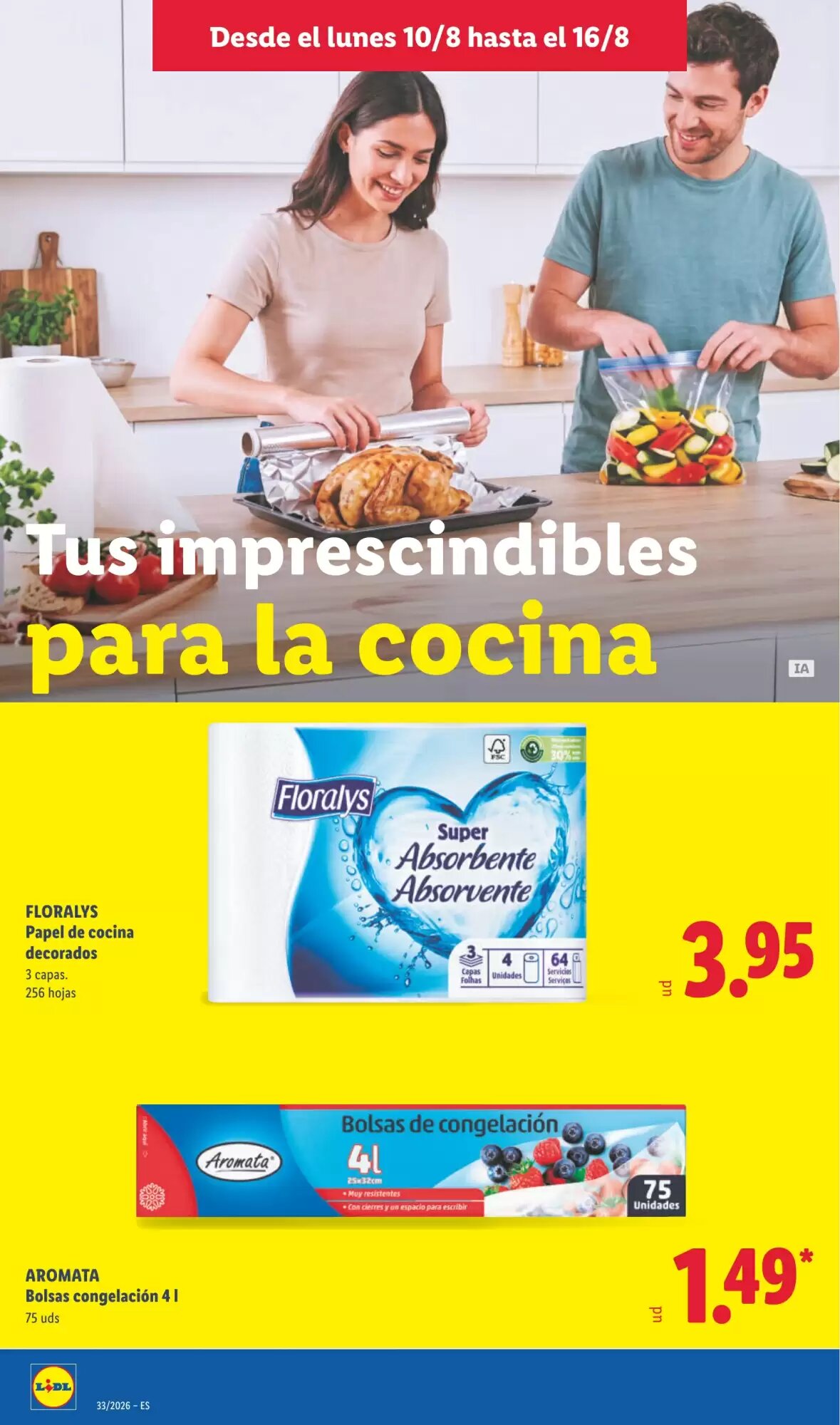 Folleto promocional de Lidl válido desde el 10/08/2026 - Página 32.