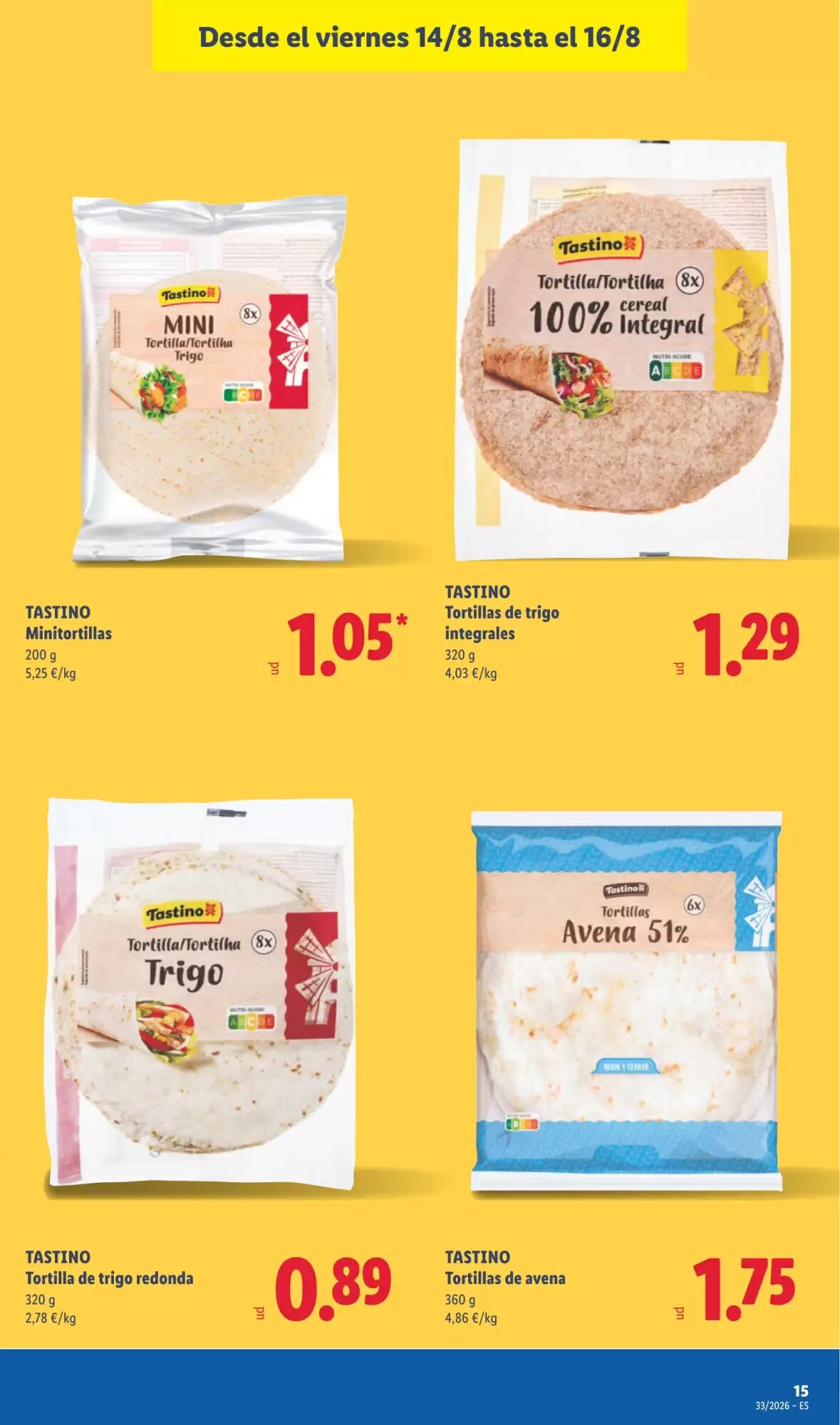 Folleto promocional de Lidl válido desde el 10/08/2026 - Página 45.