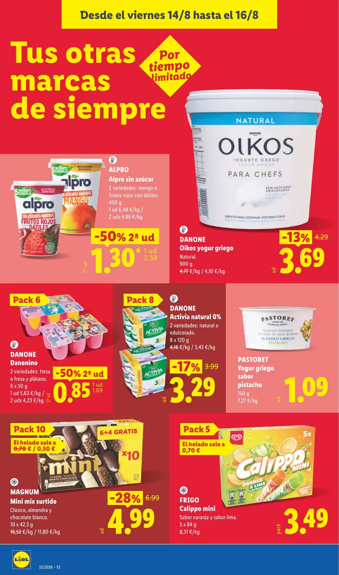 Folleto promocional de Lidl válido desde el 10/08/2026 - Página 54.