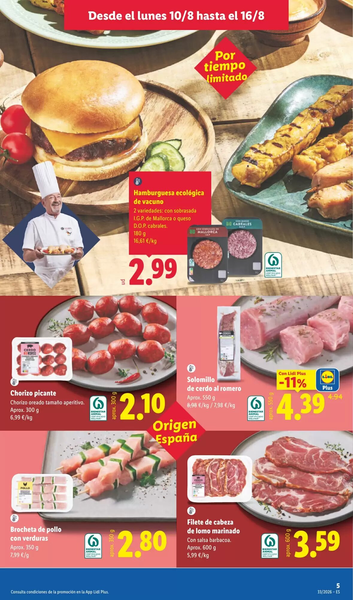 Folleto promocional de Lidl válido desde el 10/08/2026 - Página 7.