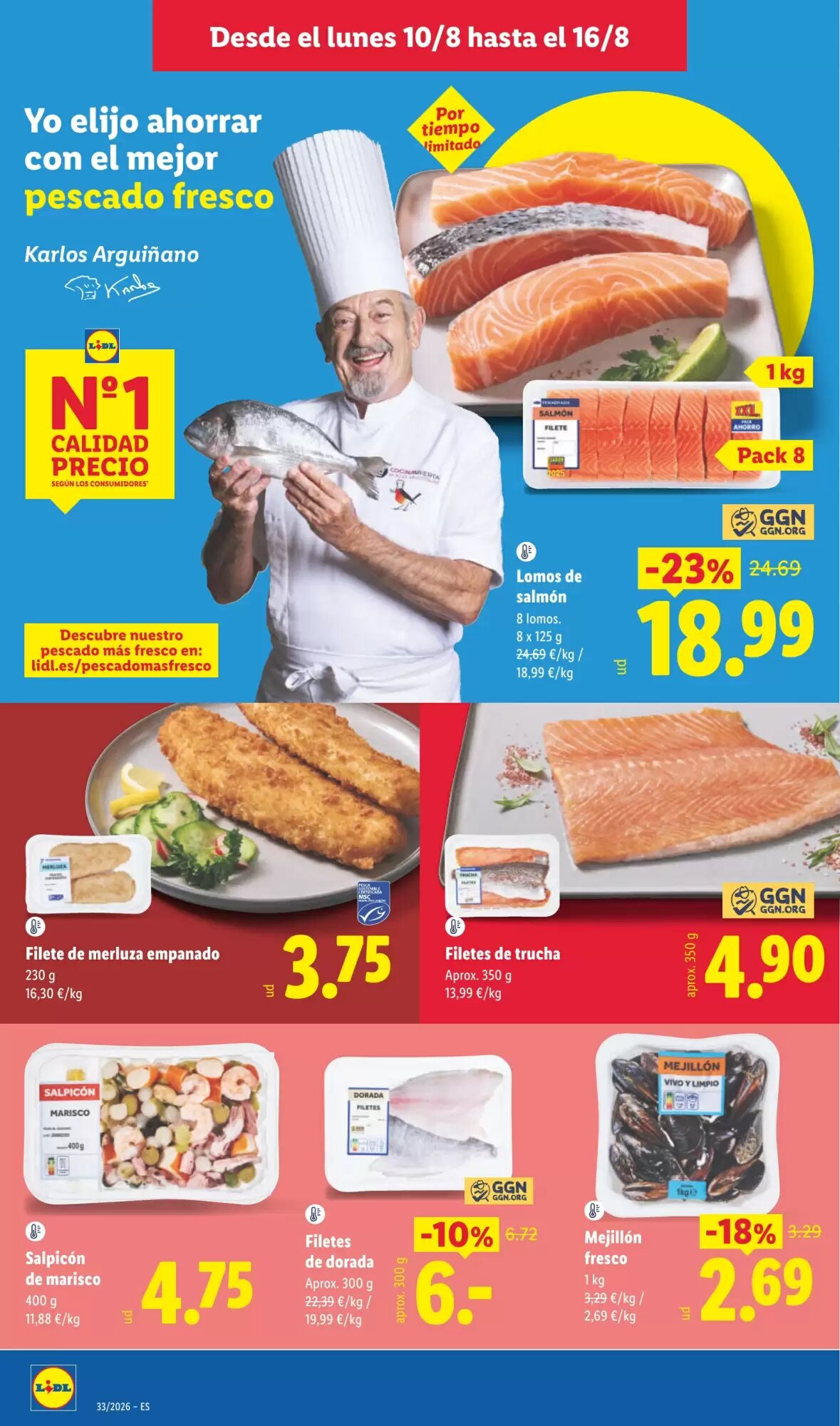 Folleto promocional de Lidl válido desde el 10/08/2026 - Página 8.