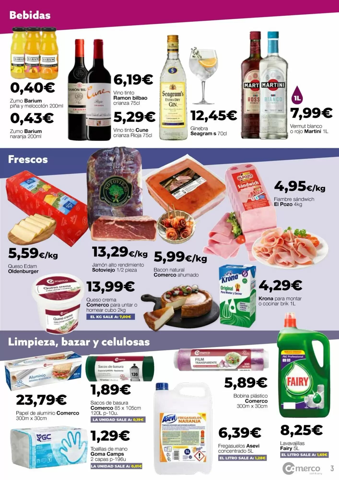 Folleto promocional de Comerco Cash & Carry válido desde el 10/08/2026 - Página 3.