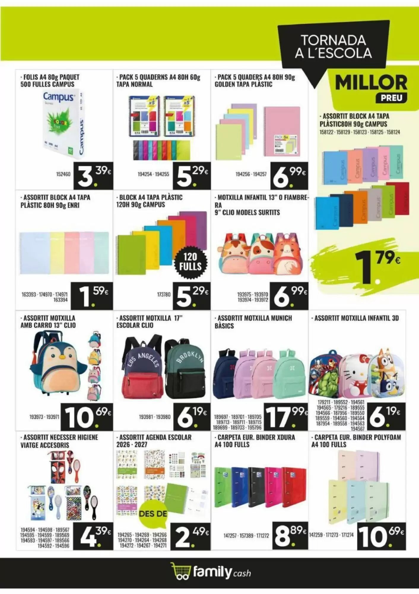 Folleto promocional de Family Cash válido desde el 10/08/2026 - Página 19.