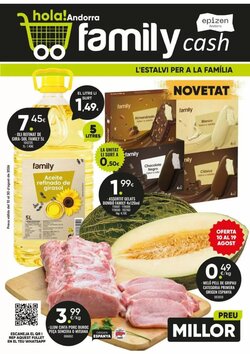 Folleto promocional de Family Cash válido desde el 10/08/2026