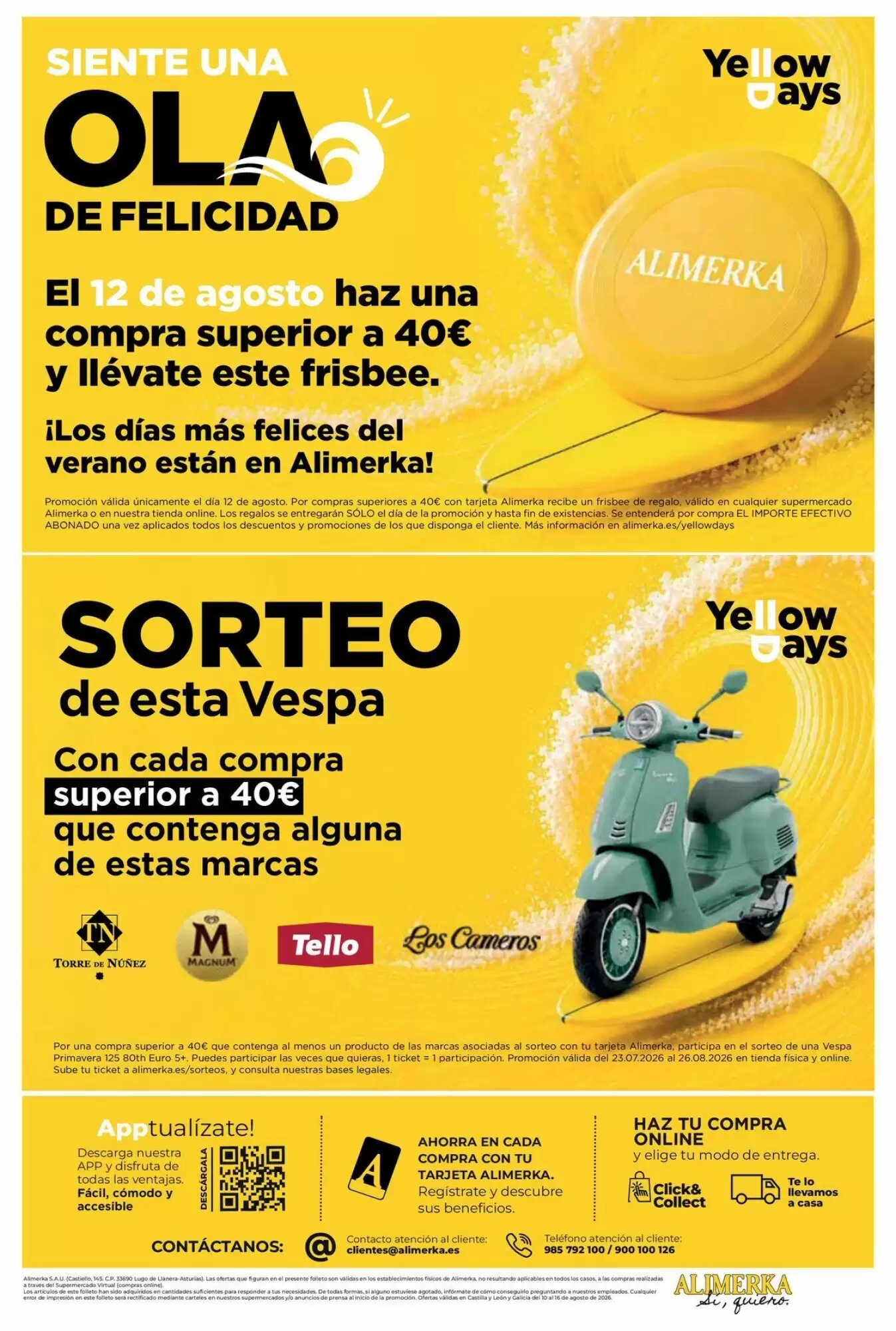 Folleto promocional de Alimerka válido desde el 10/08/2026 - Página 16.
