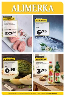 Folleto promocional de Alimerka válido desde el 10/08/2026
