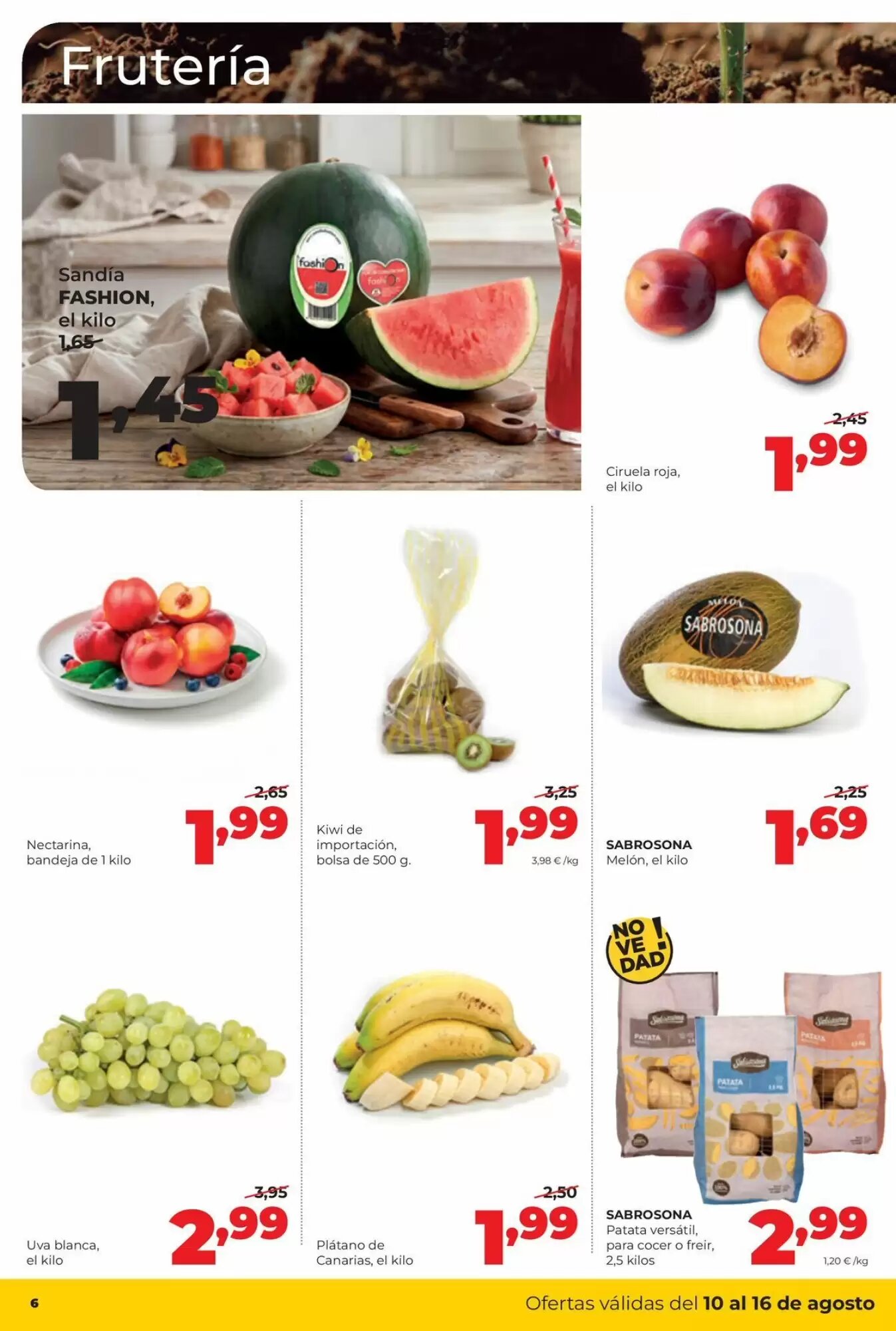 Folleto promocional de Alimerka válido desde el 10/08/2026 - Página 6.