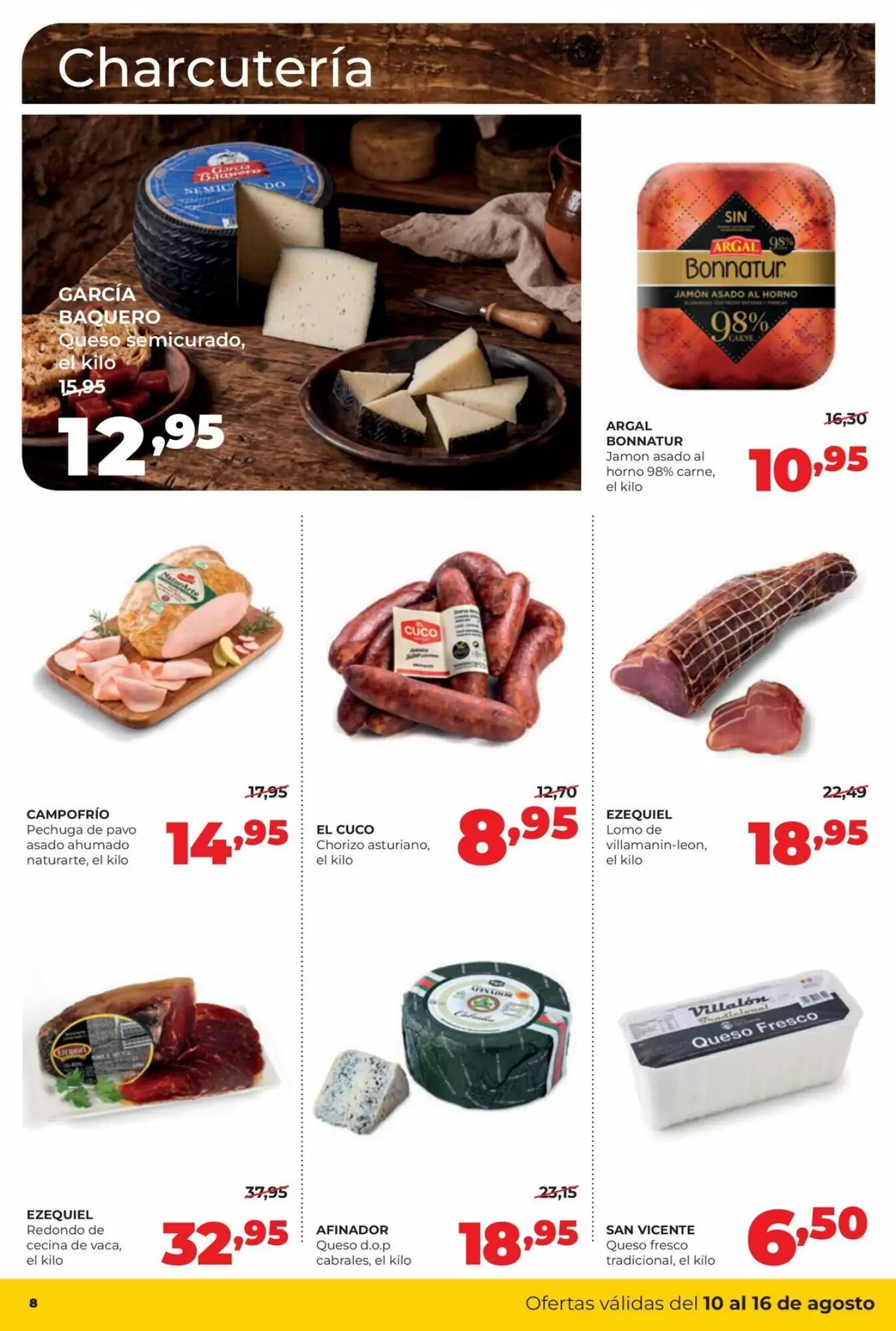 Folleto promocional de Alimerka válido desde el 10/08/2026 - Página 8.