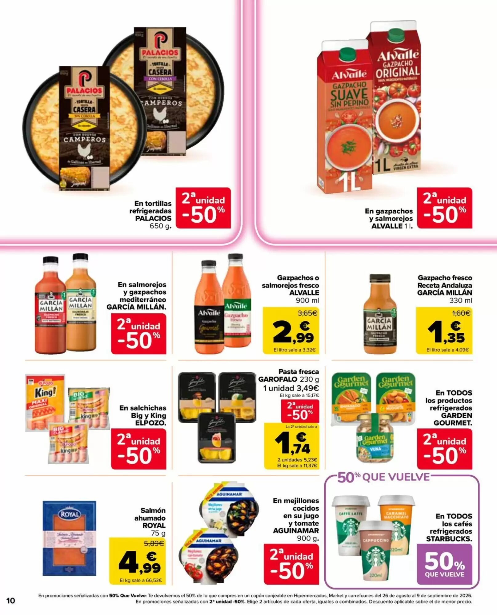 Folleto promocional de Carrefour Market válido desde el 11/08/2026 - Página 10.