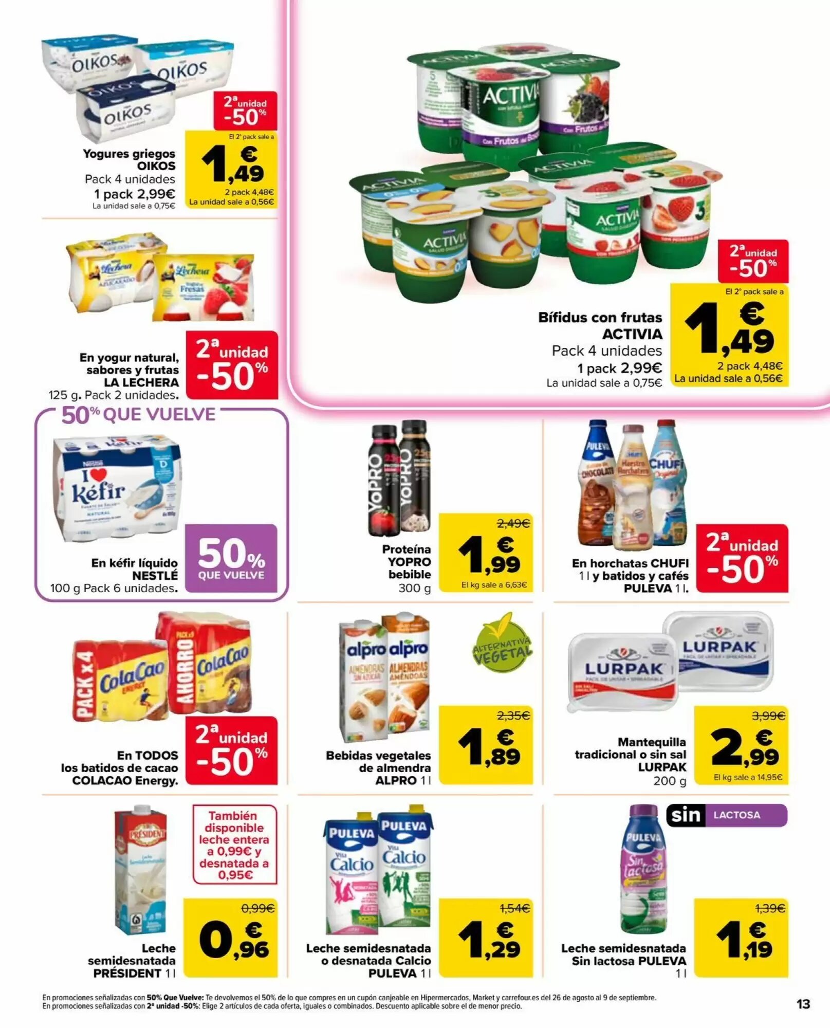 Folleto promocional de Carrefour Market válido desde el 11/08/2026 - Página 13.