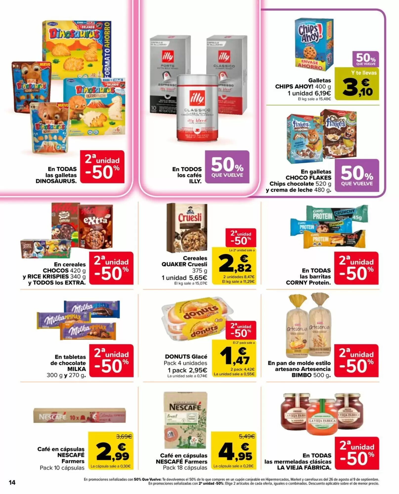 Folleto promocional de Carrefour Market válido desde el 11/08/2026 - Página 14.