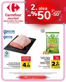 Folleto promocional de Carrefour Market válido desde el 11/08/2026