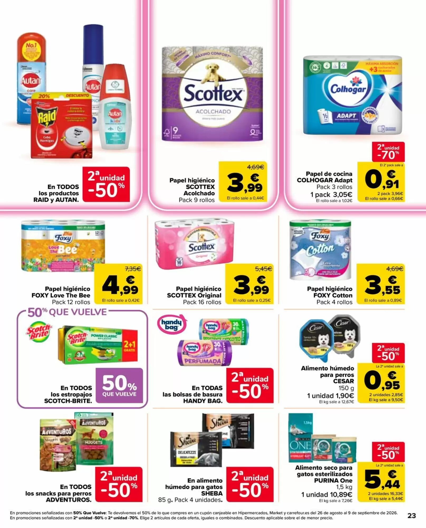 Folleto promocional de Carrefour Market válido desde el 11/08/2026 - Página 23.