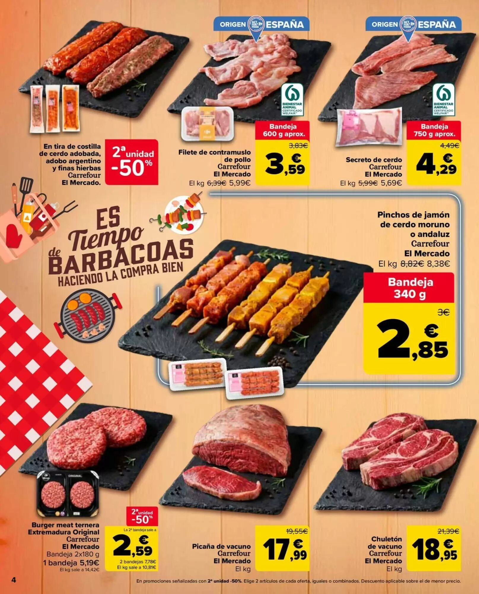 Folleto promocional de Carrefour Market válido desde el 11/08/2026 - Página 4.