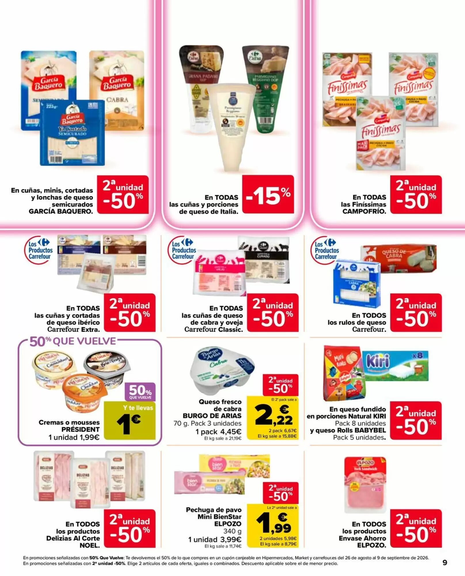 Folleto promocional de Carrefour Market válido desde el 11/08/2026 - Página 9.