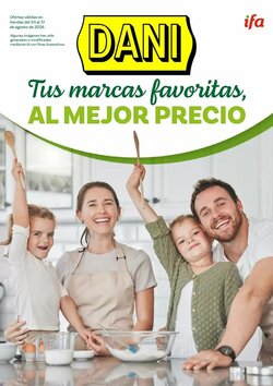 Folleto promocional de Supermercados Dani válido desde el 11/08/2026
