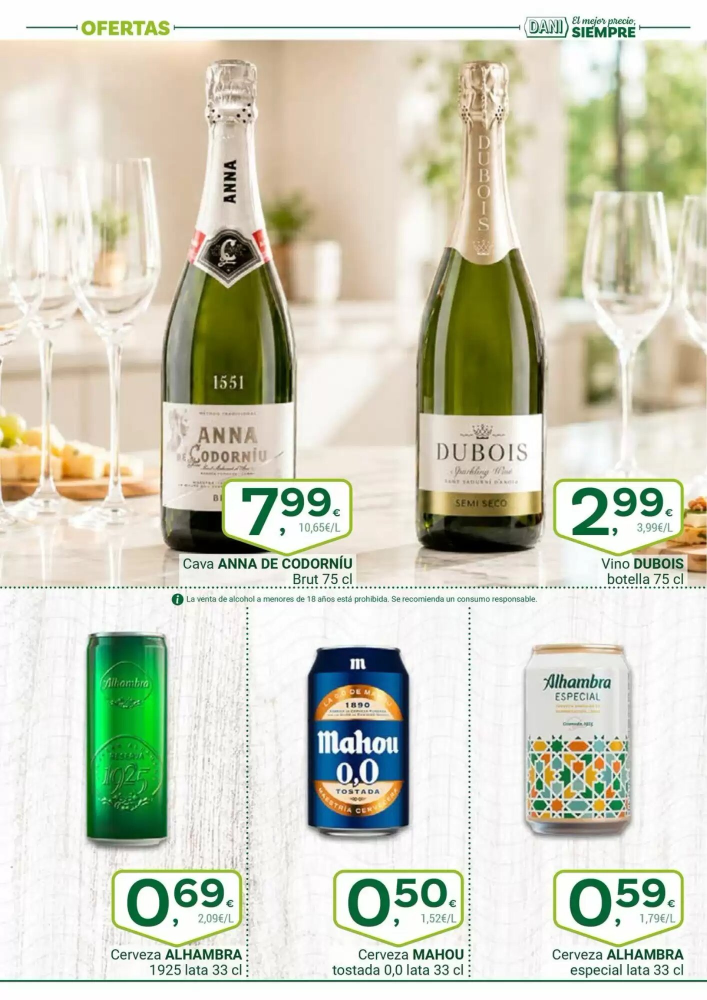 Folleto promocional de Supermercados Dani válido desde el 11/08/2026 - Página 4.
