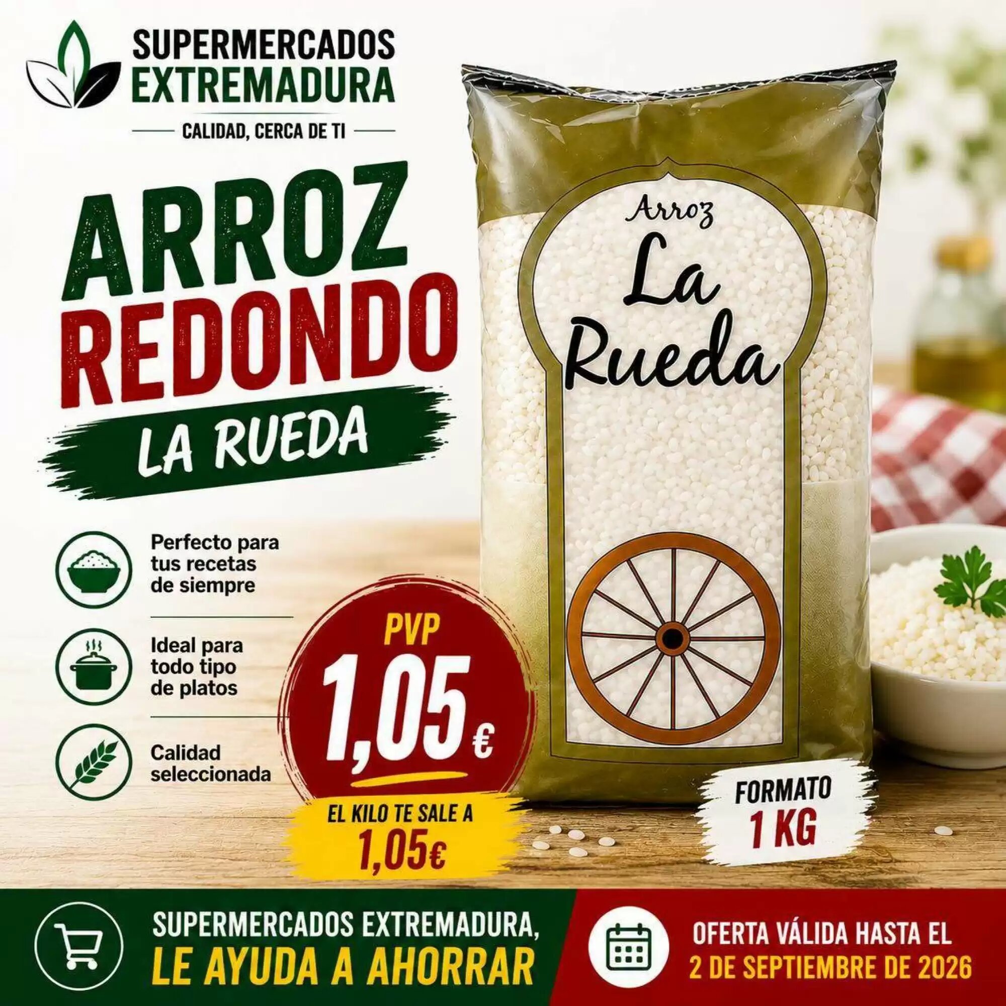 Folleto promocional de Supermercados Extremadura válido desde el 11/08/2026 - Página 3.
