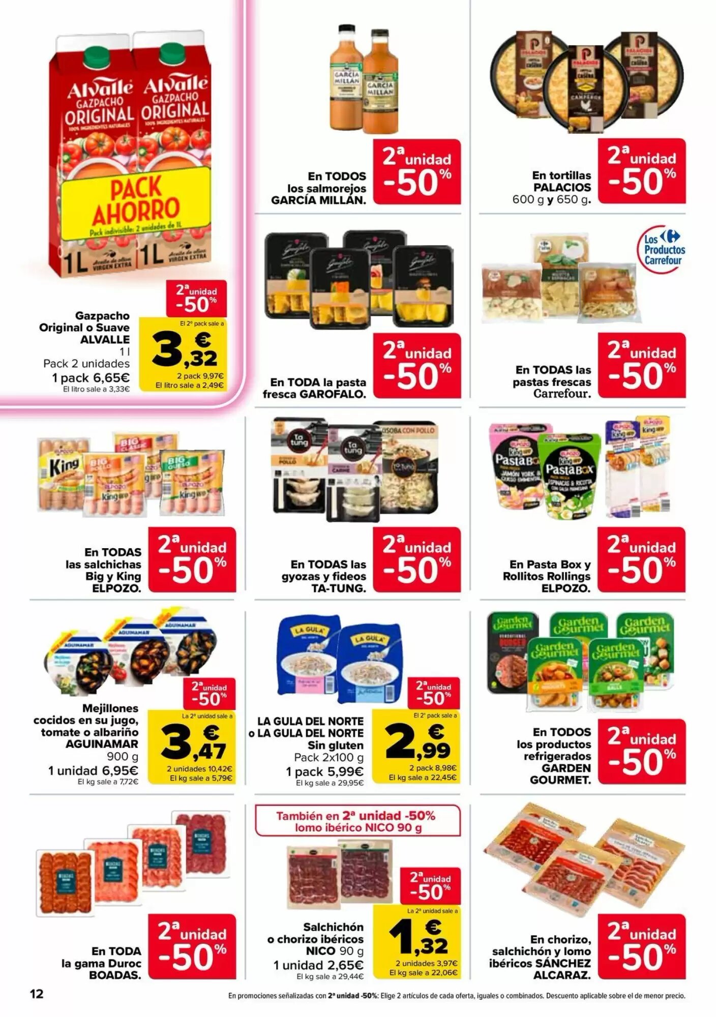 Folleto promocional de Carrefour válido desde el 11/08/2026 - Página 12.