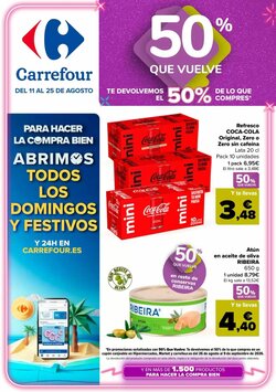 Folleto promocional de Carrefour válido desde el 11/08/2026