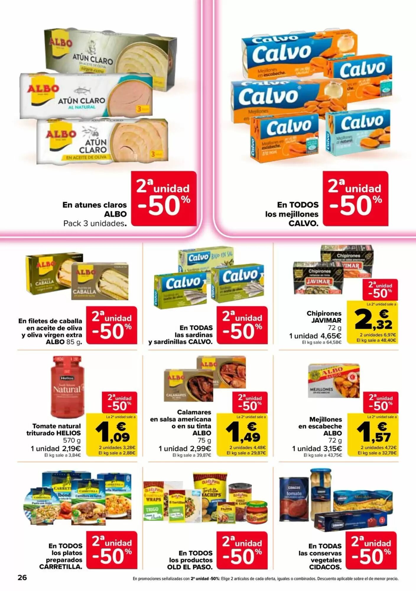 Folleto promocional de Carrefour válido desde el 11/08/2026 - Página 26.