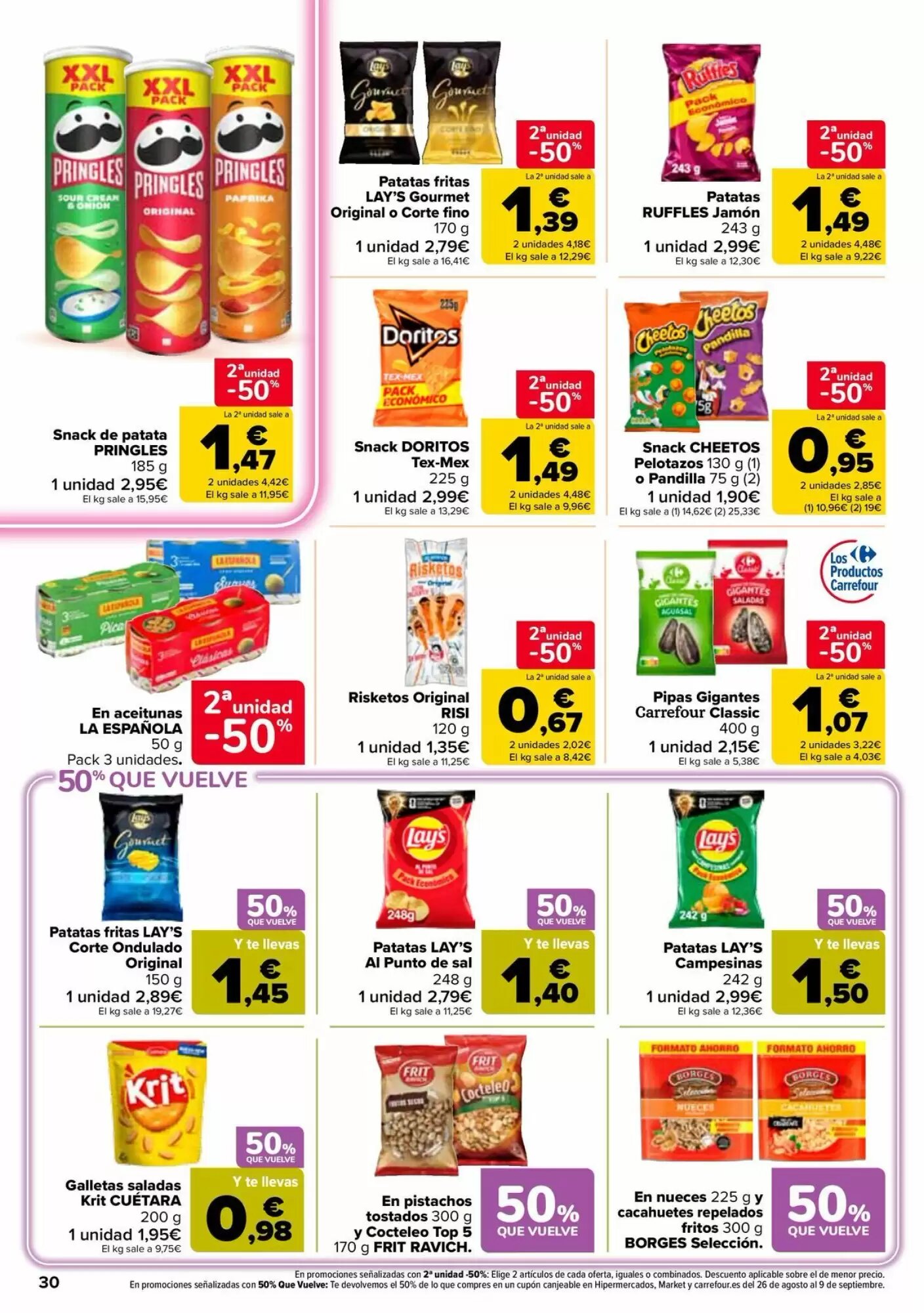 Folleto promocional de Carrefour válido desde el 11/08/2026 - Página 30.