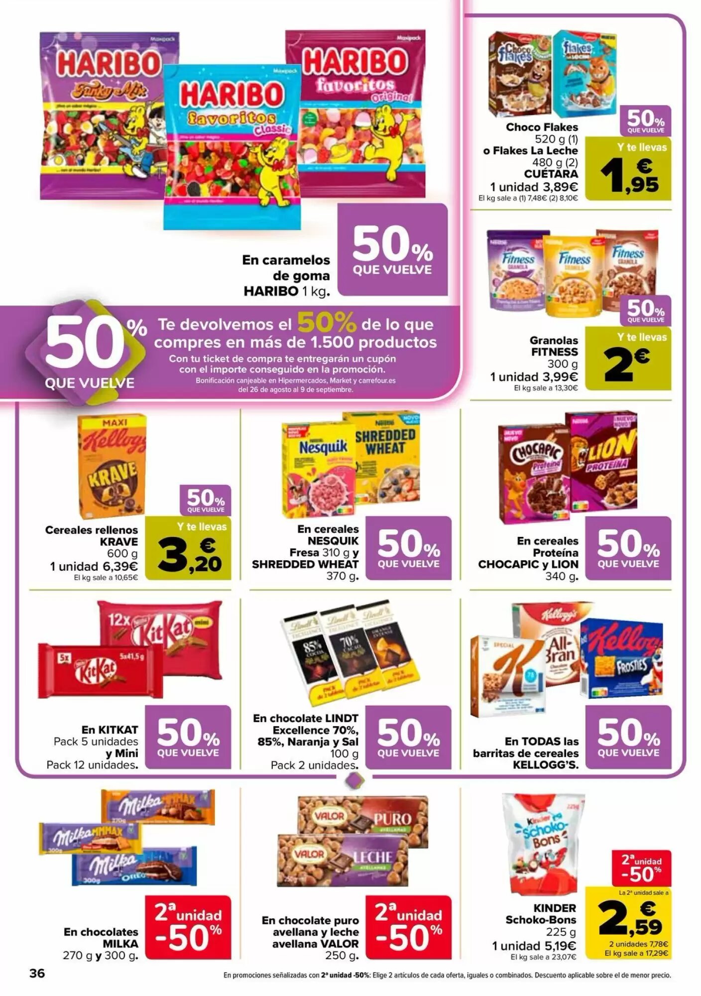 Folleto promocional de Carrefour válido desde el 11/08/2026 - Página 36.