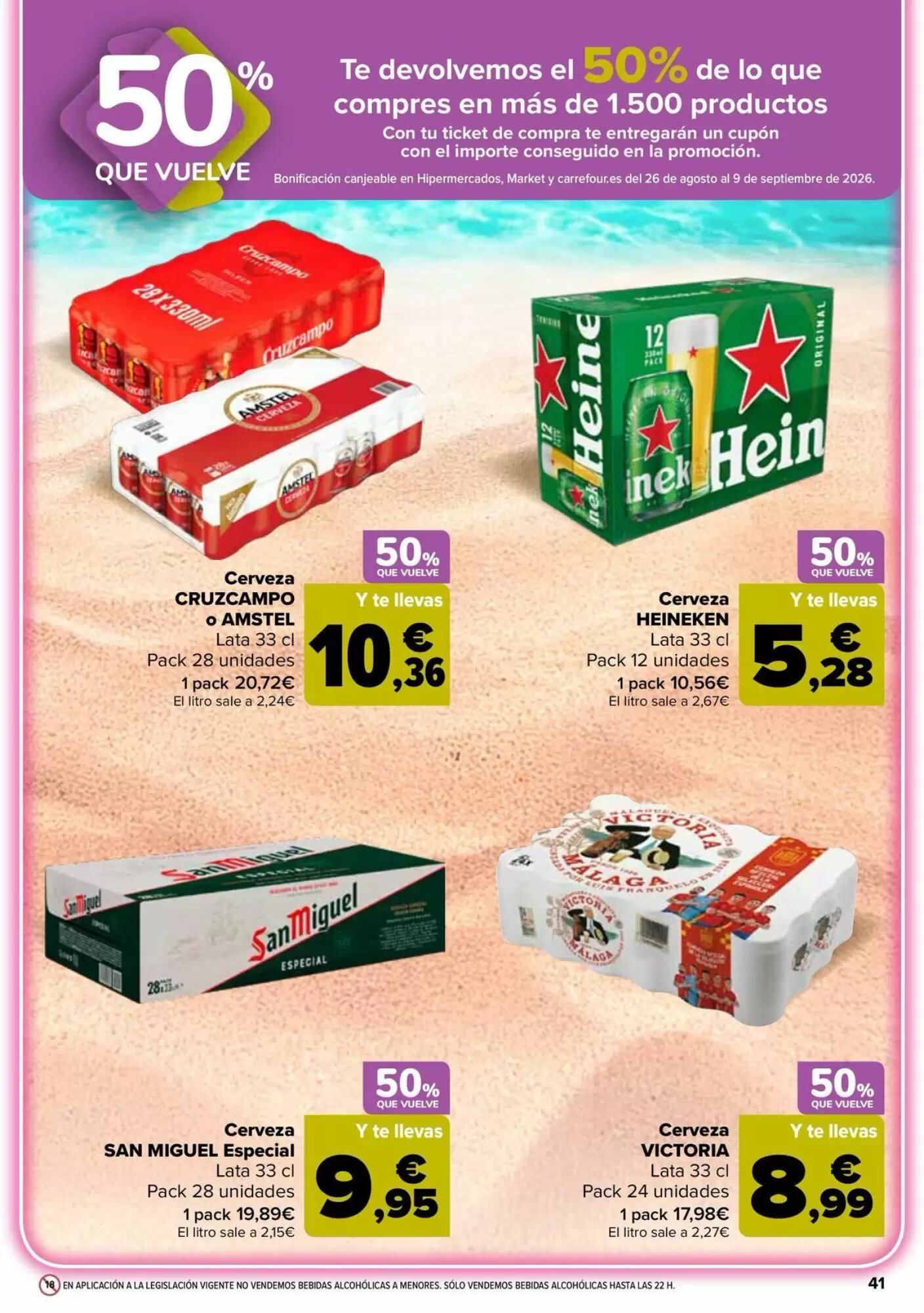 Folleto promocional de Carrefour válido desde el 11/08/2026 - Página 41.