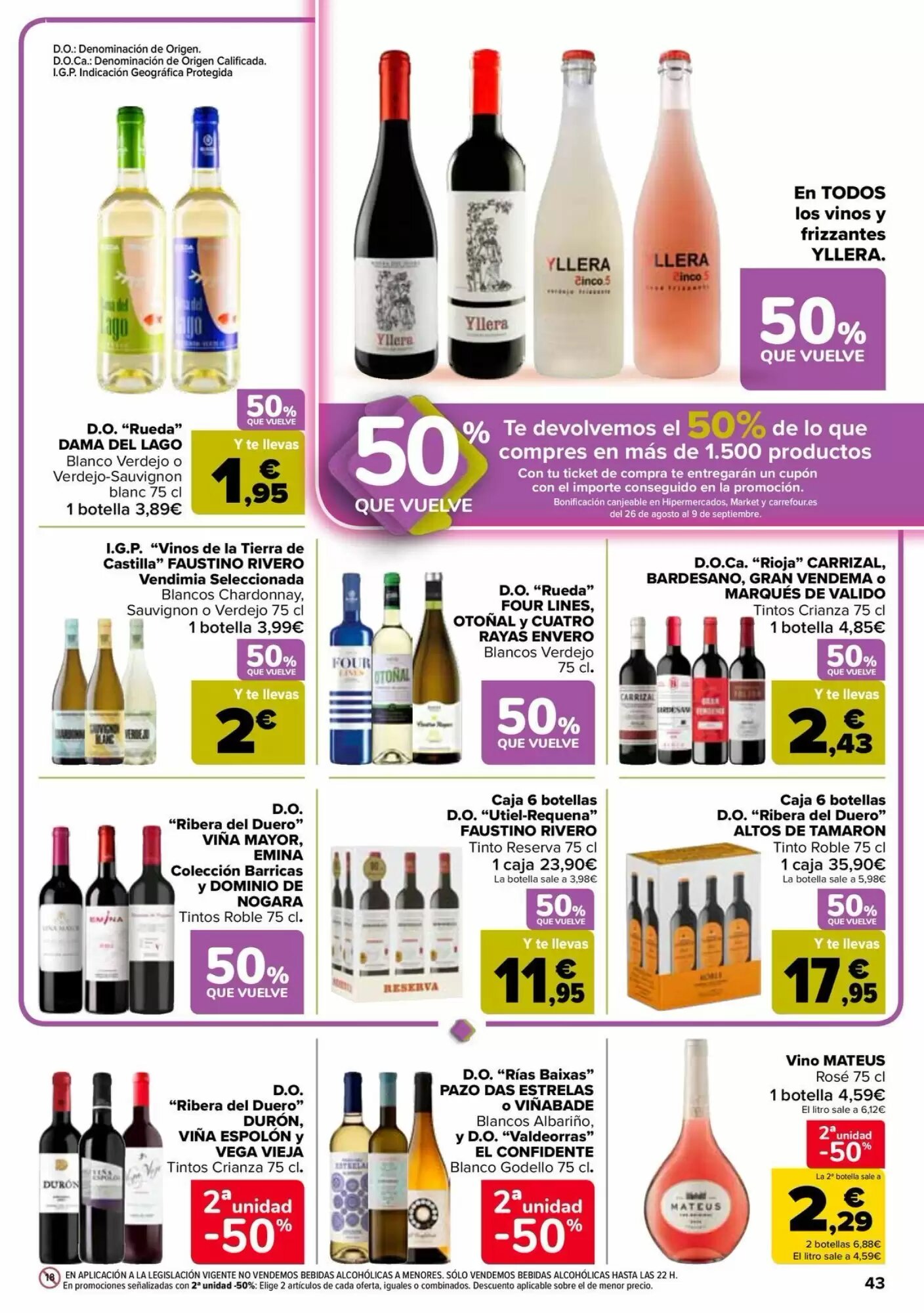 Folleto promocional de Carrefour válido desde el 11/08/2026 - Página 43.