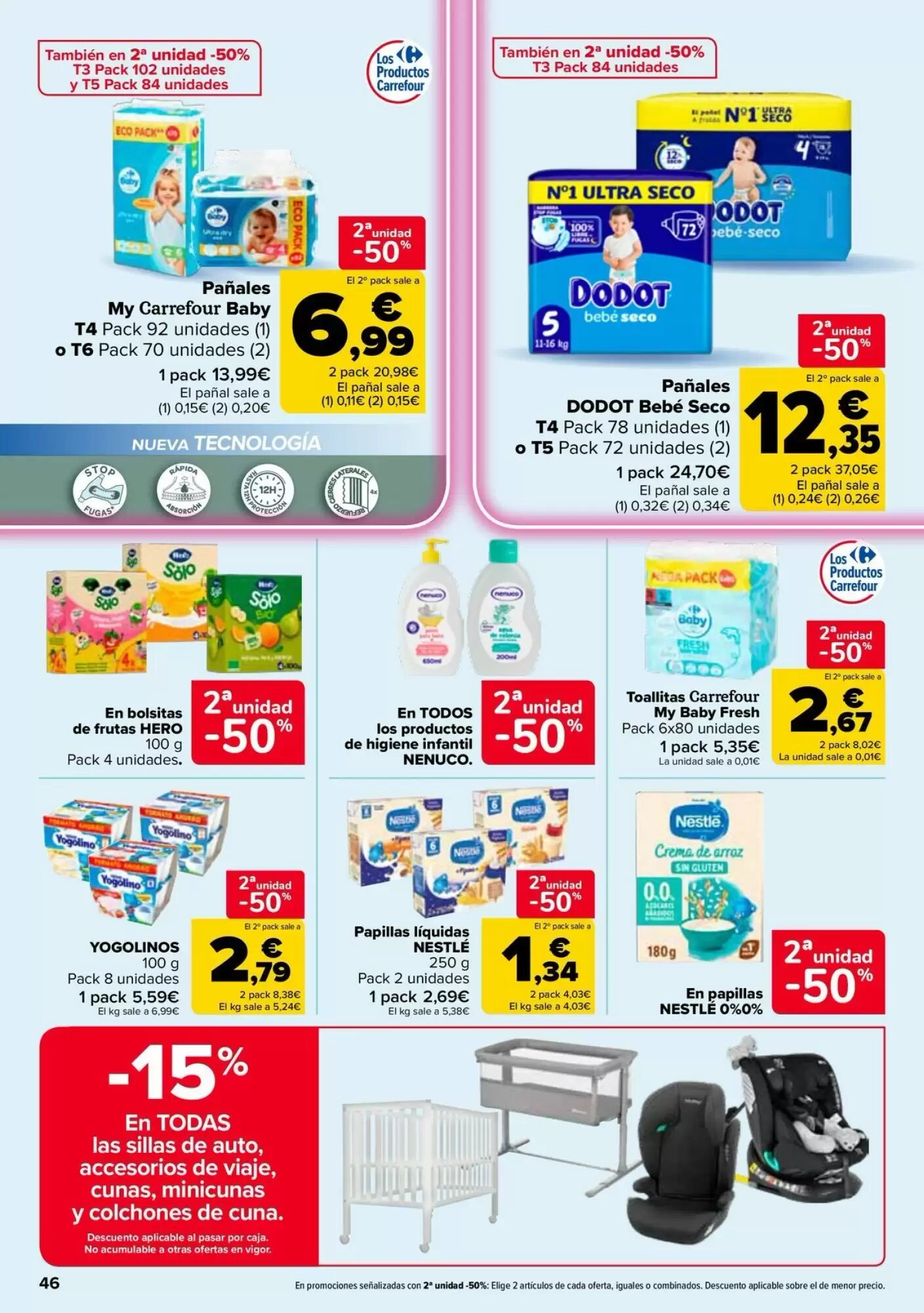 Folleto promocional de Carrefour válido desde el 11/08/2026 - Página 46.