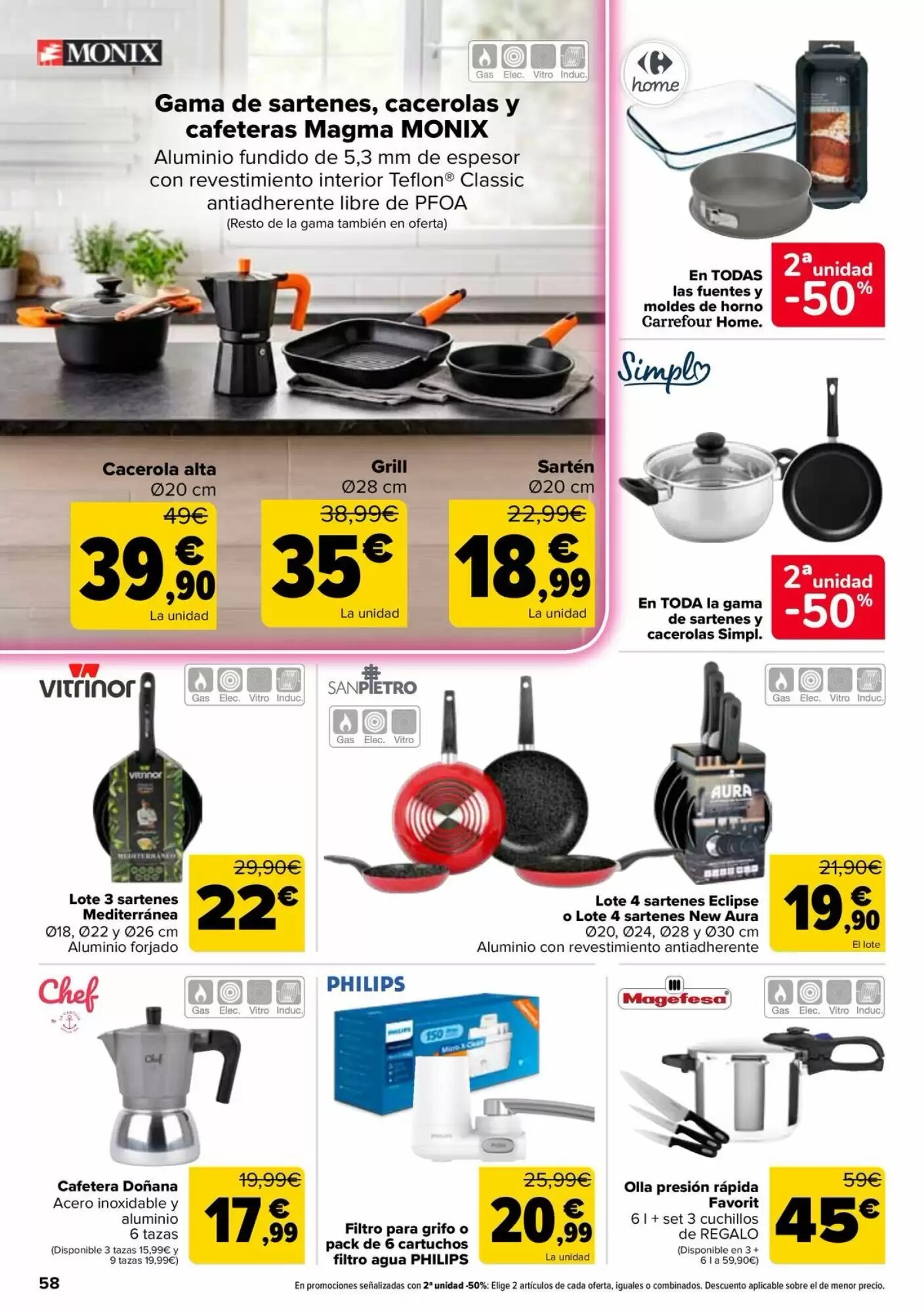 Folleto promocional de Carrefour válido desde el 11/08/2026 - Página 58.