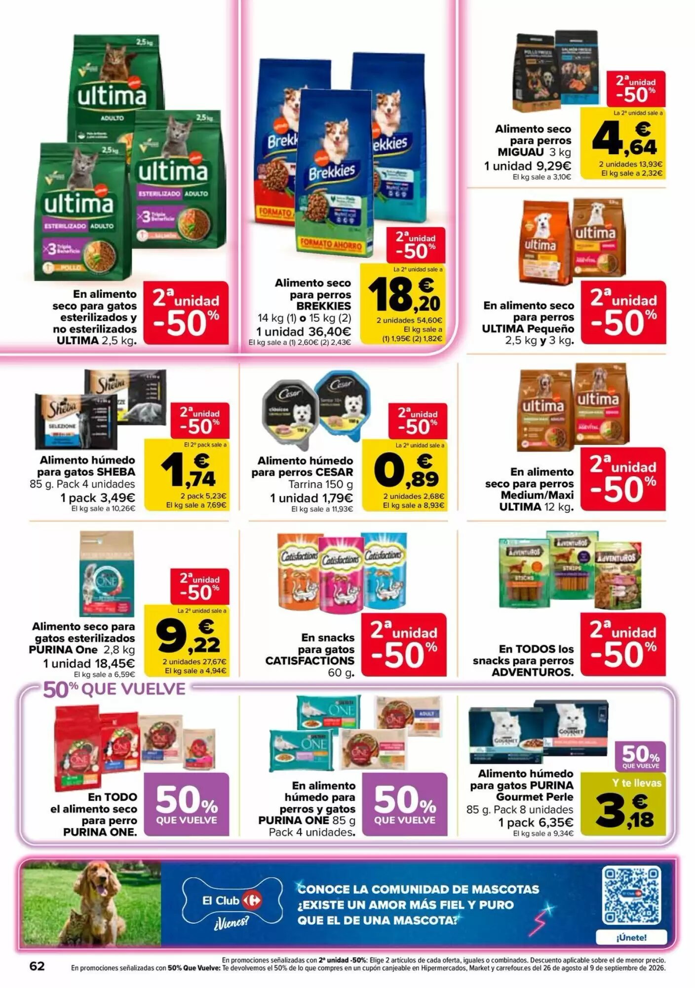 Folleto promocional de Carrefour válido desde el 11/08/2026 - Página 62.