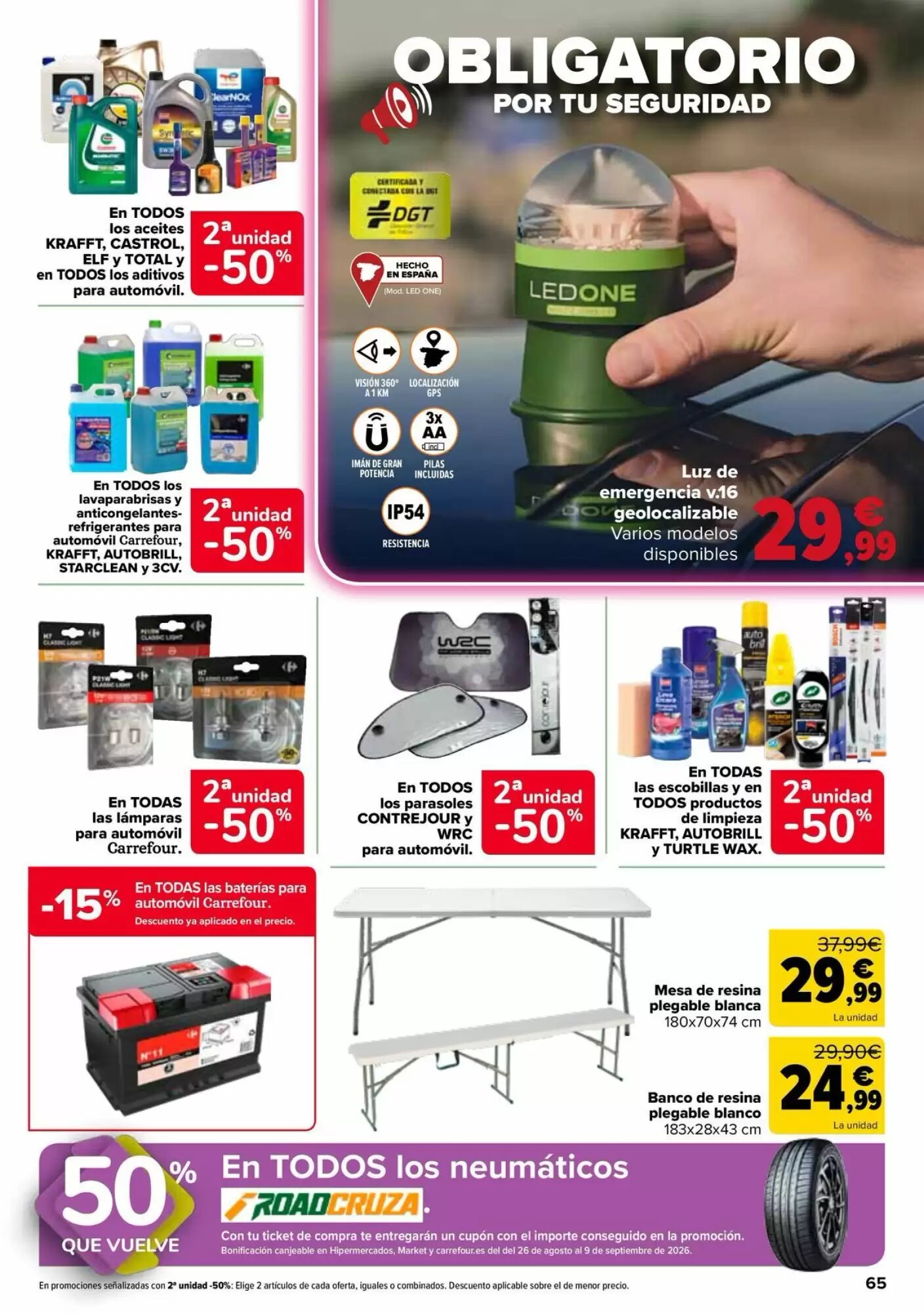 Folleto promocional de Carrefour válido desde el 11/08/2026 - Página 65.