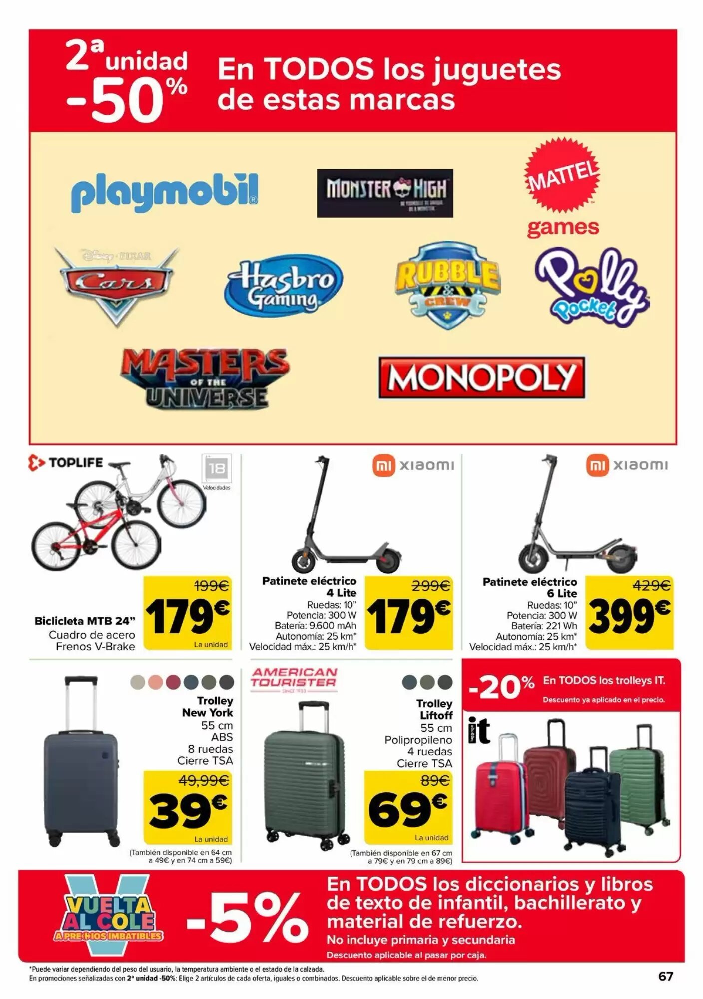 Folleto promocional de Carrefour válido desde el 11/08/2026 - Página 67.