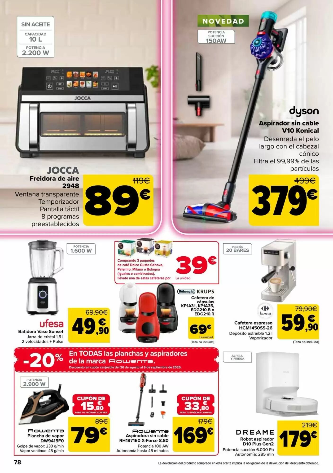 Folleto promocional de Carrefour válido desde el 11/08/2026 - Página 78.