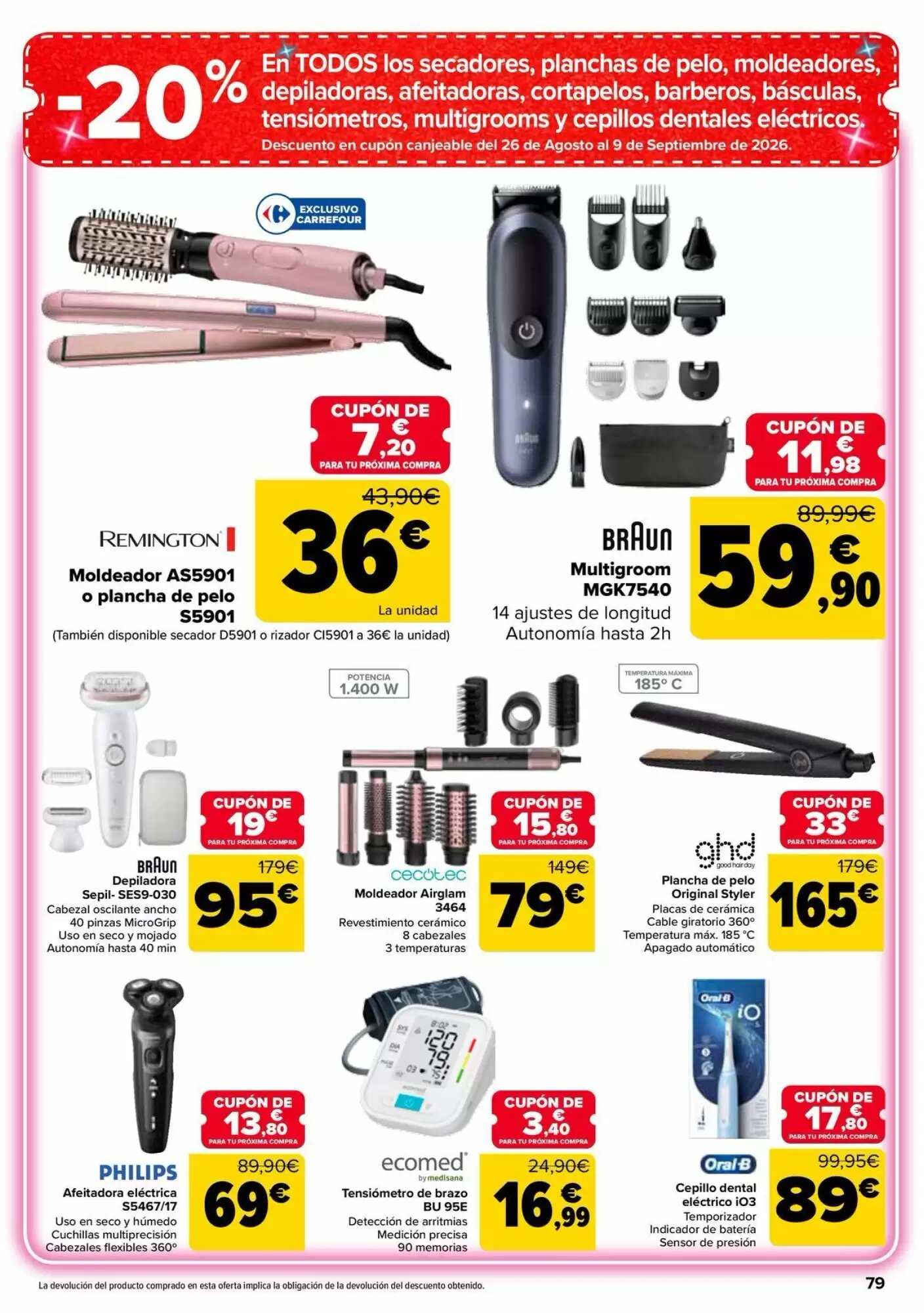 Folleto promocional de Carrefour válido desde el 11/08/2026 - Página 79.