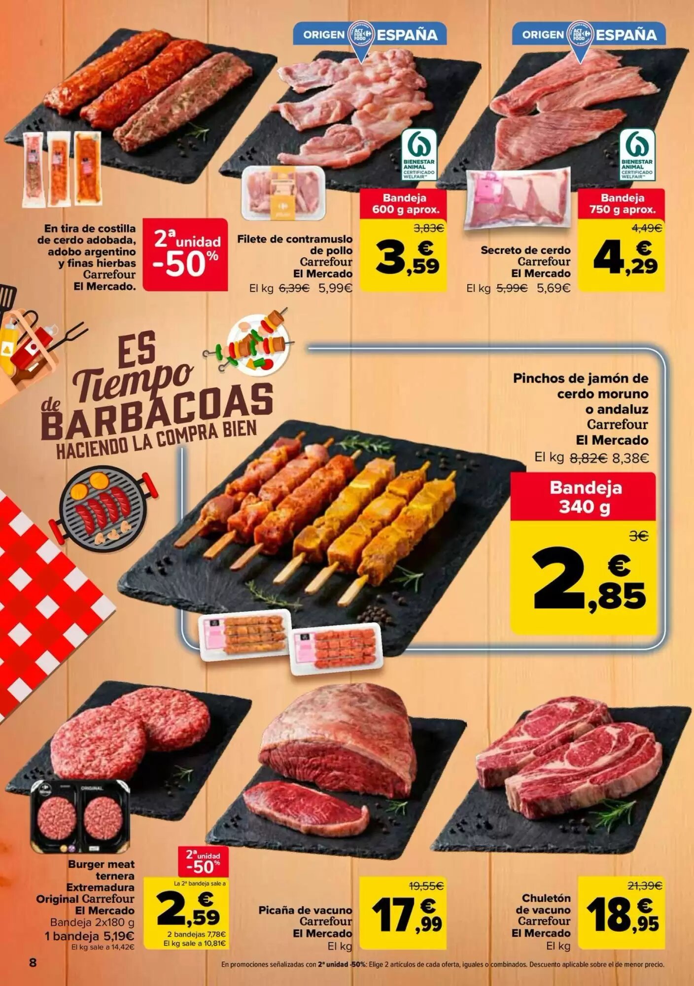 Folleto promocional de Carrefour válido desde el 11/08/2026 - Página 8.