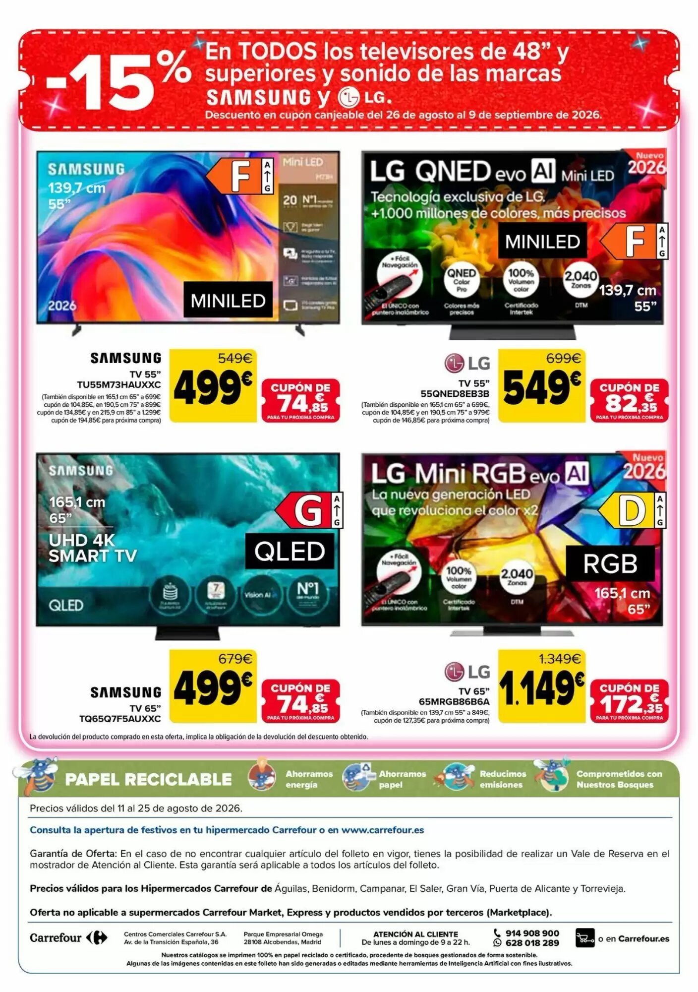 Folleto promocional de Carrefour válido desde el 11/08/2026 - Página 82.