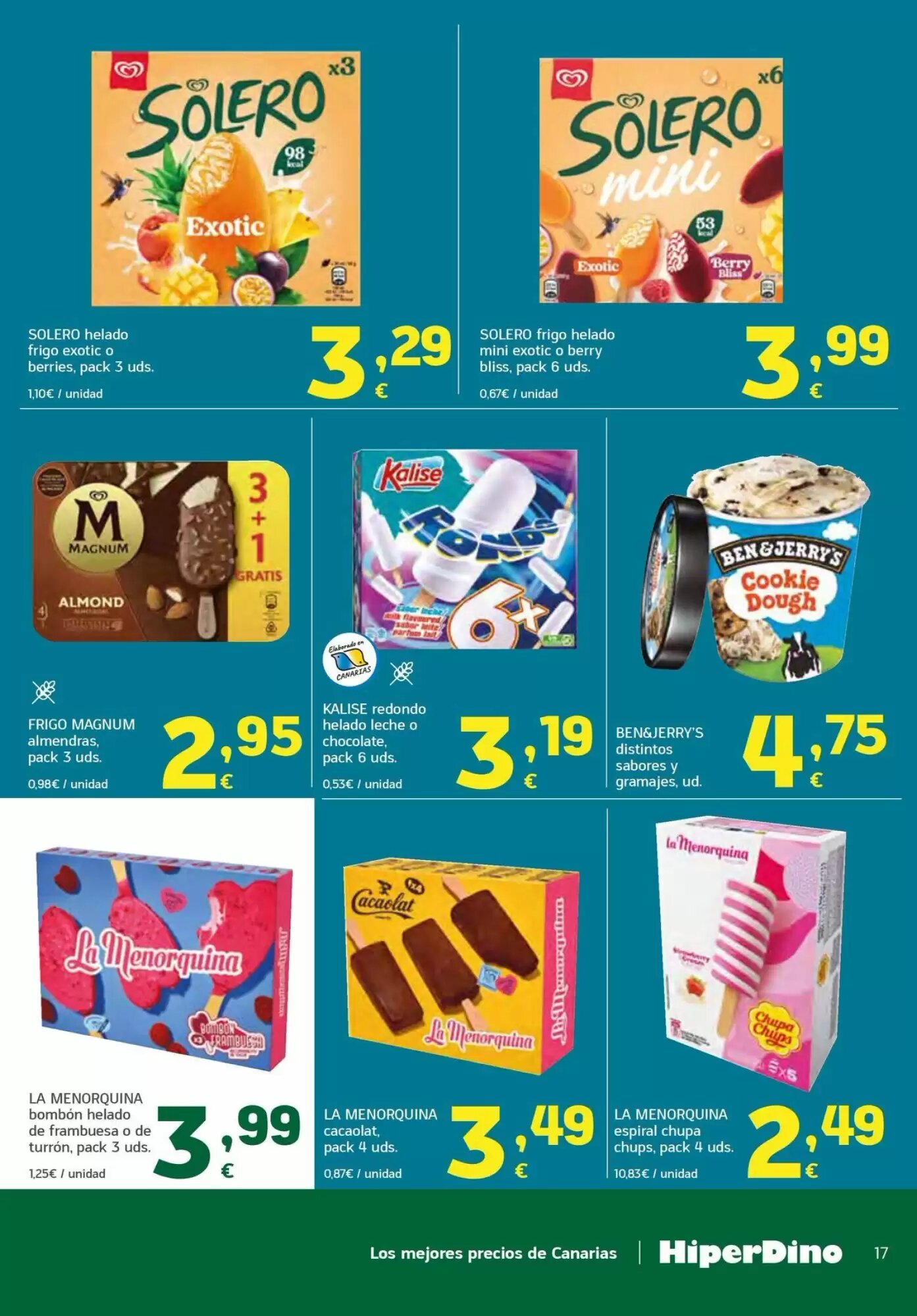 Folleto promocional de HiperDino válido desde el 11/08/2026 - Página 17.