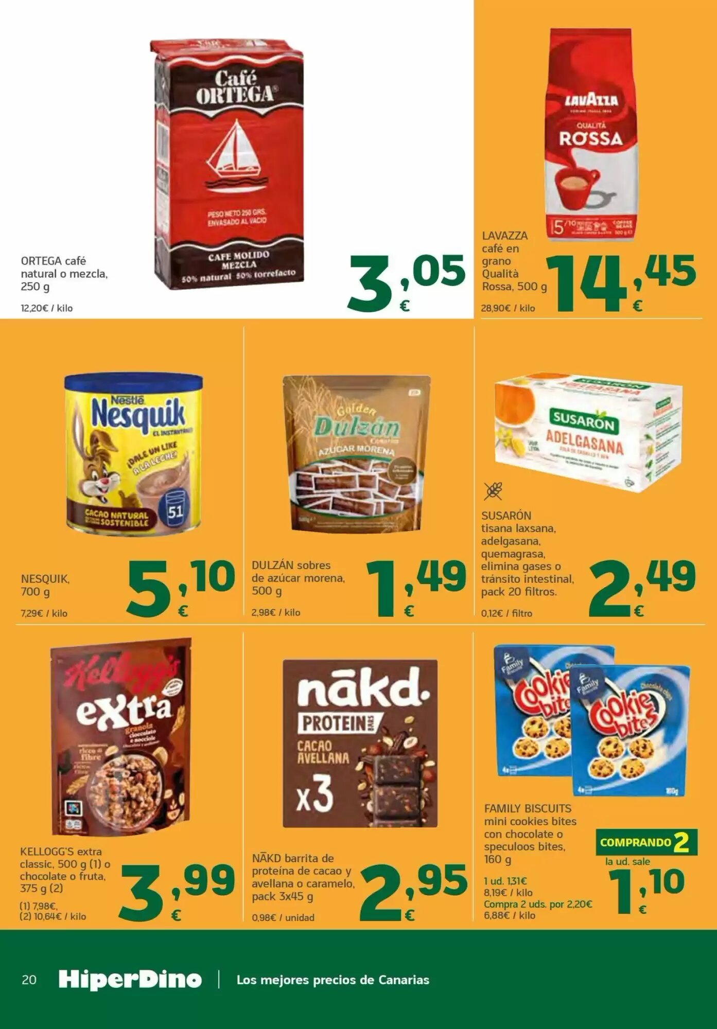 Folleto promocional de HiperDino válido desde el 11/08/2026 - Página 20.