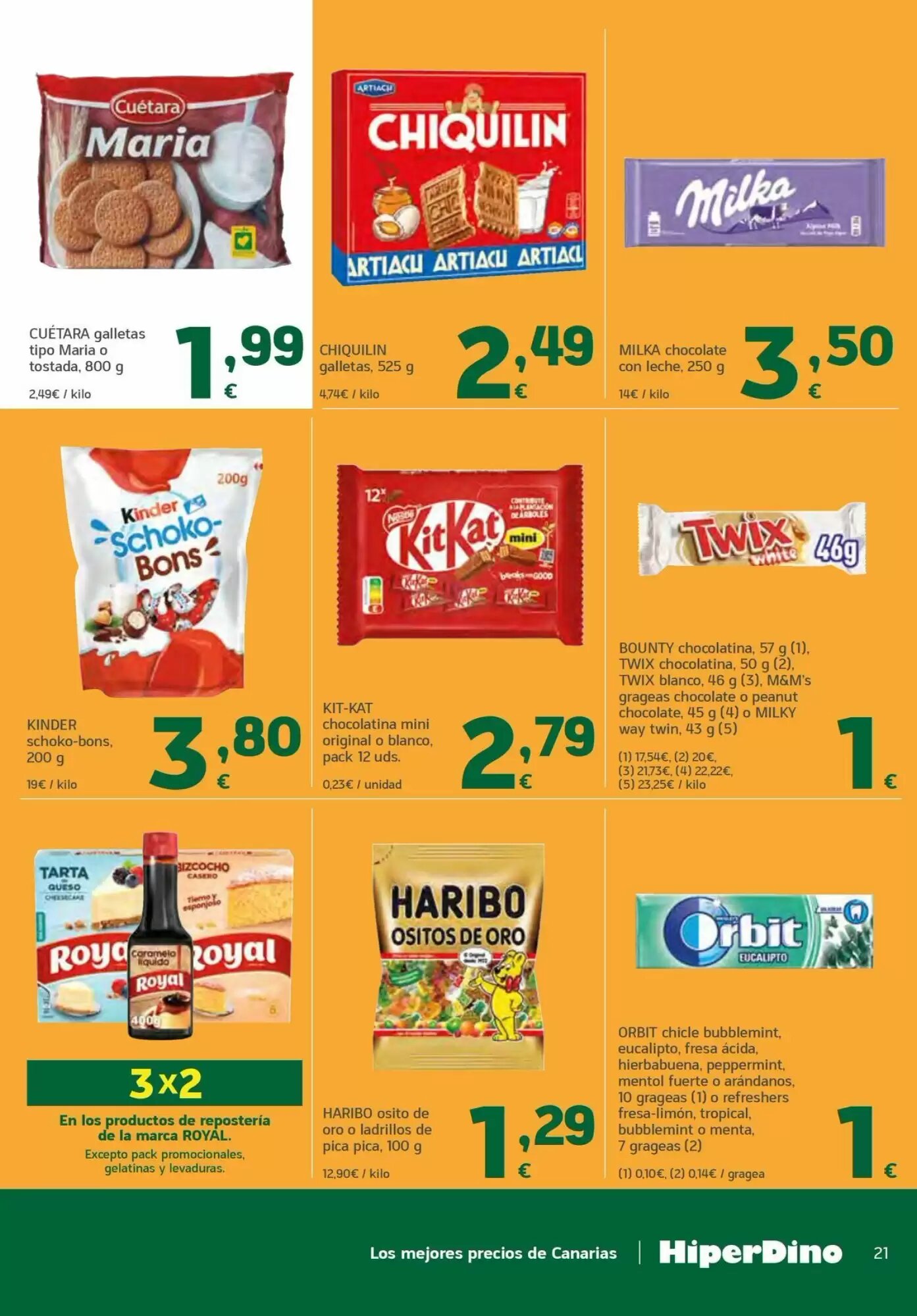 Folleto promocional de HiperDino válido desde el 11/08/2026 - Página 21.