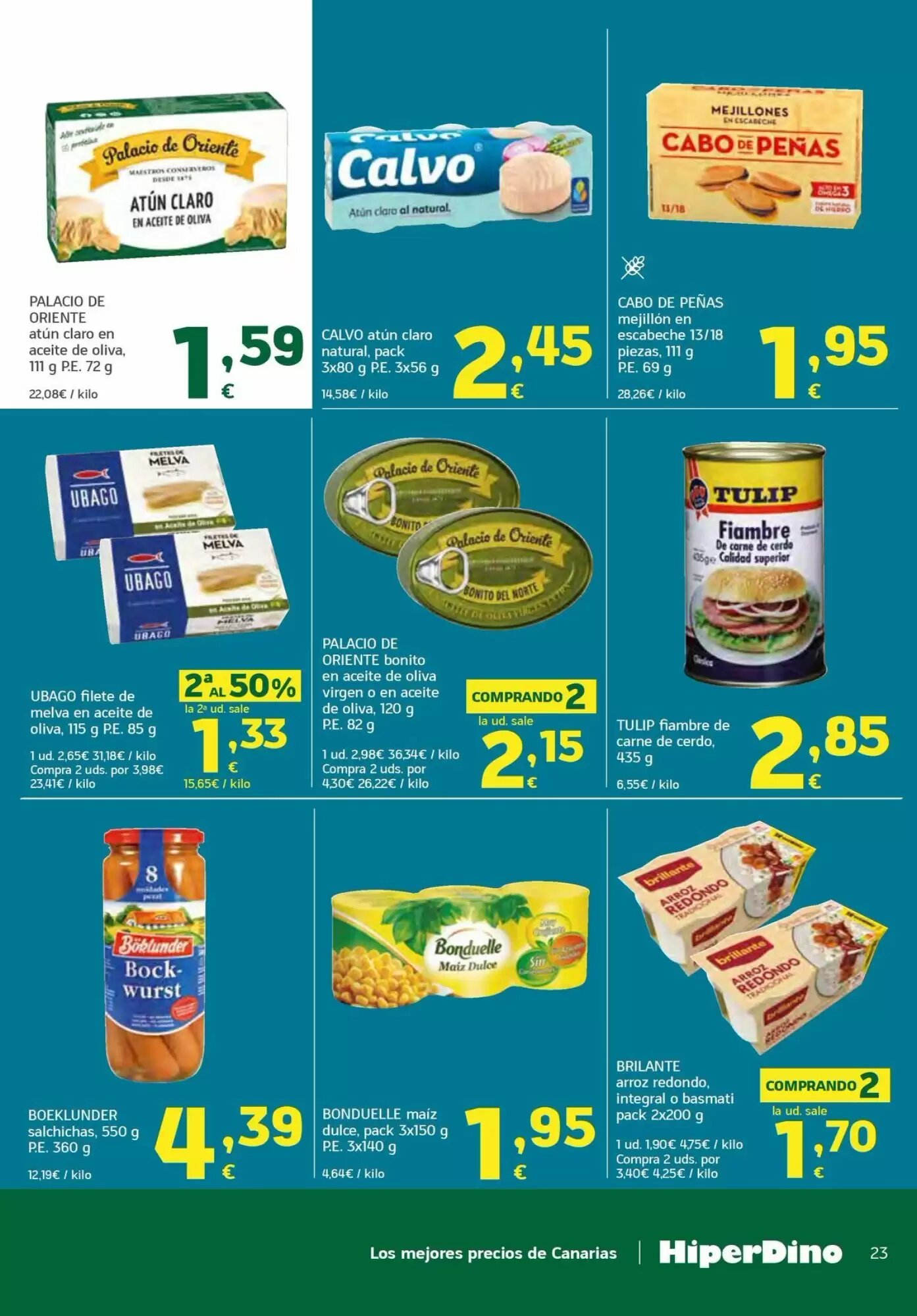 Folleto promocional de HiperDino válido desde el 11/08/2026 - Página 23.