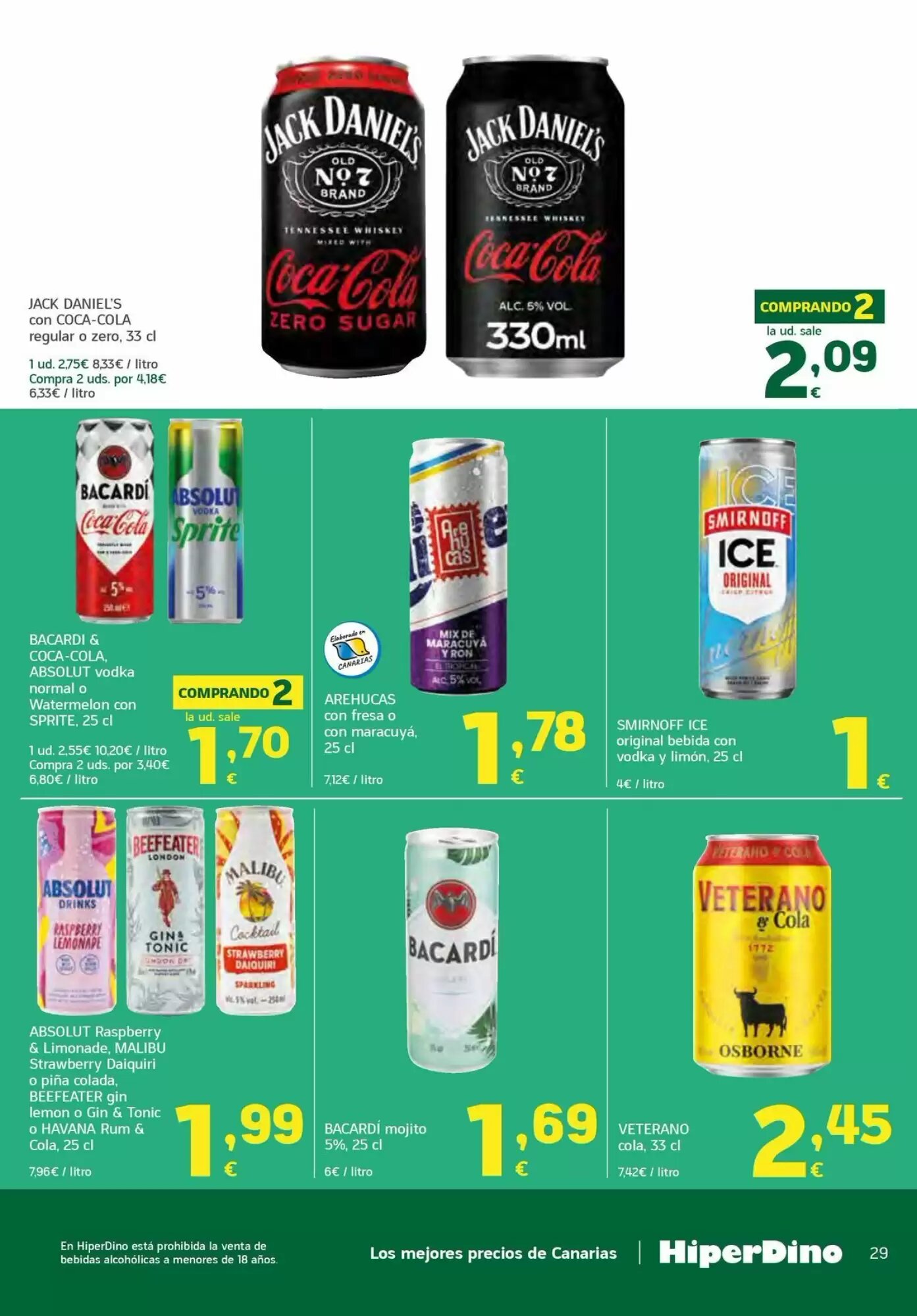 Folleto promocional de HiperDino válido desde el 11/08/2026 - Página 29.