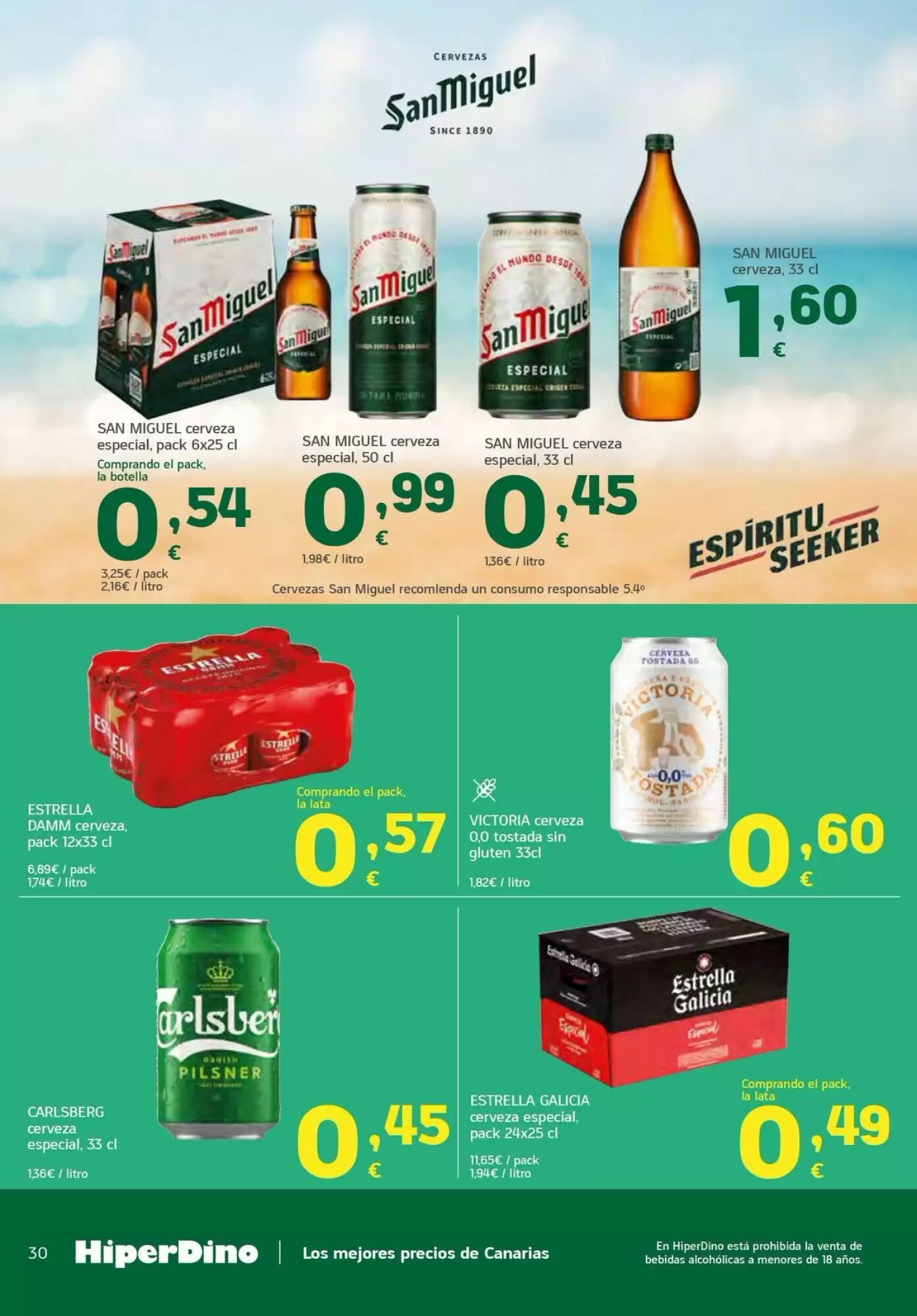 Folleto promocional de HiperDino válido desde el 11/08/2026 - Página 30.