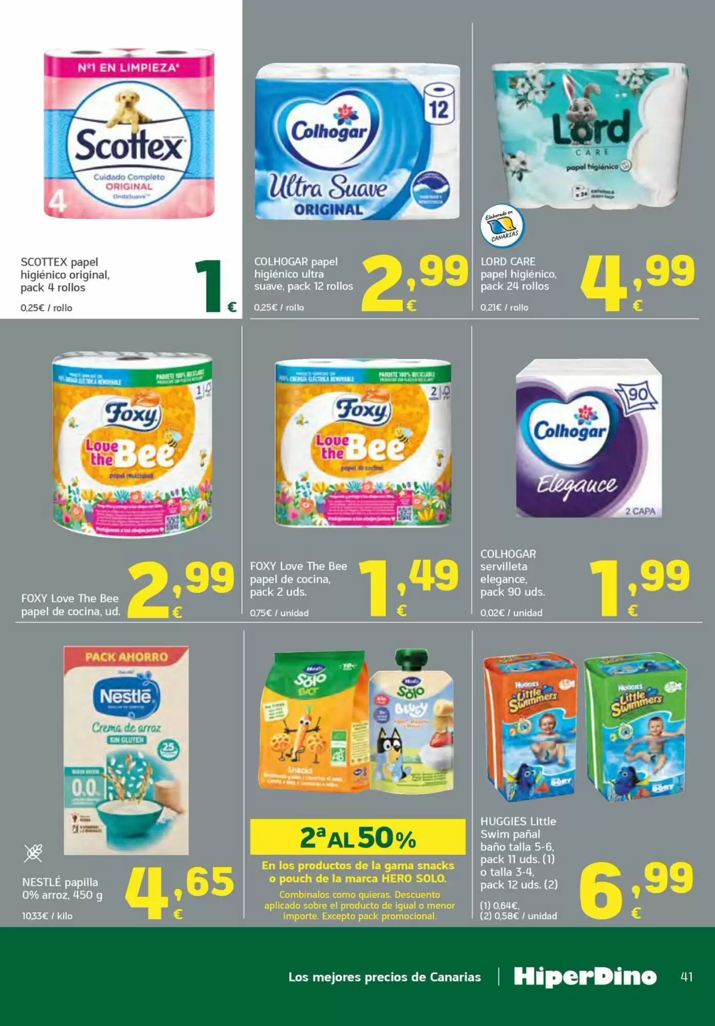 Folleto promocional de HiperDino válido desde el 11/08/2026 - Página 41.