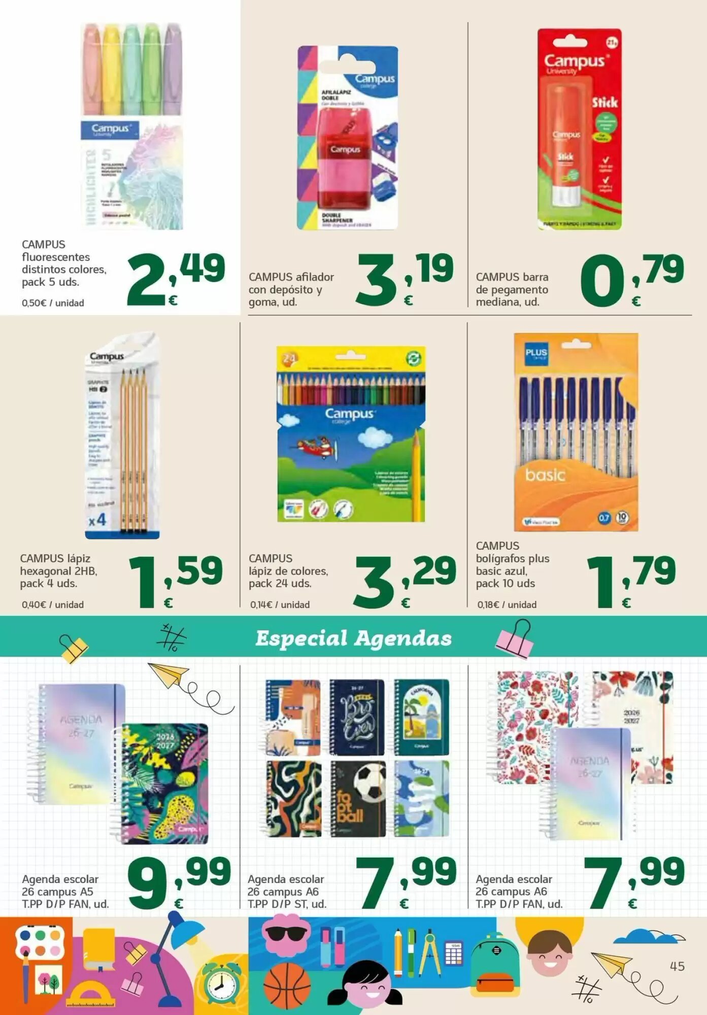Folleto promocional de HiperDino válido desde el 11/08/2026 - Página 45.